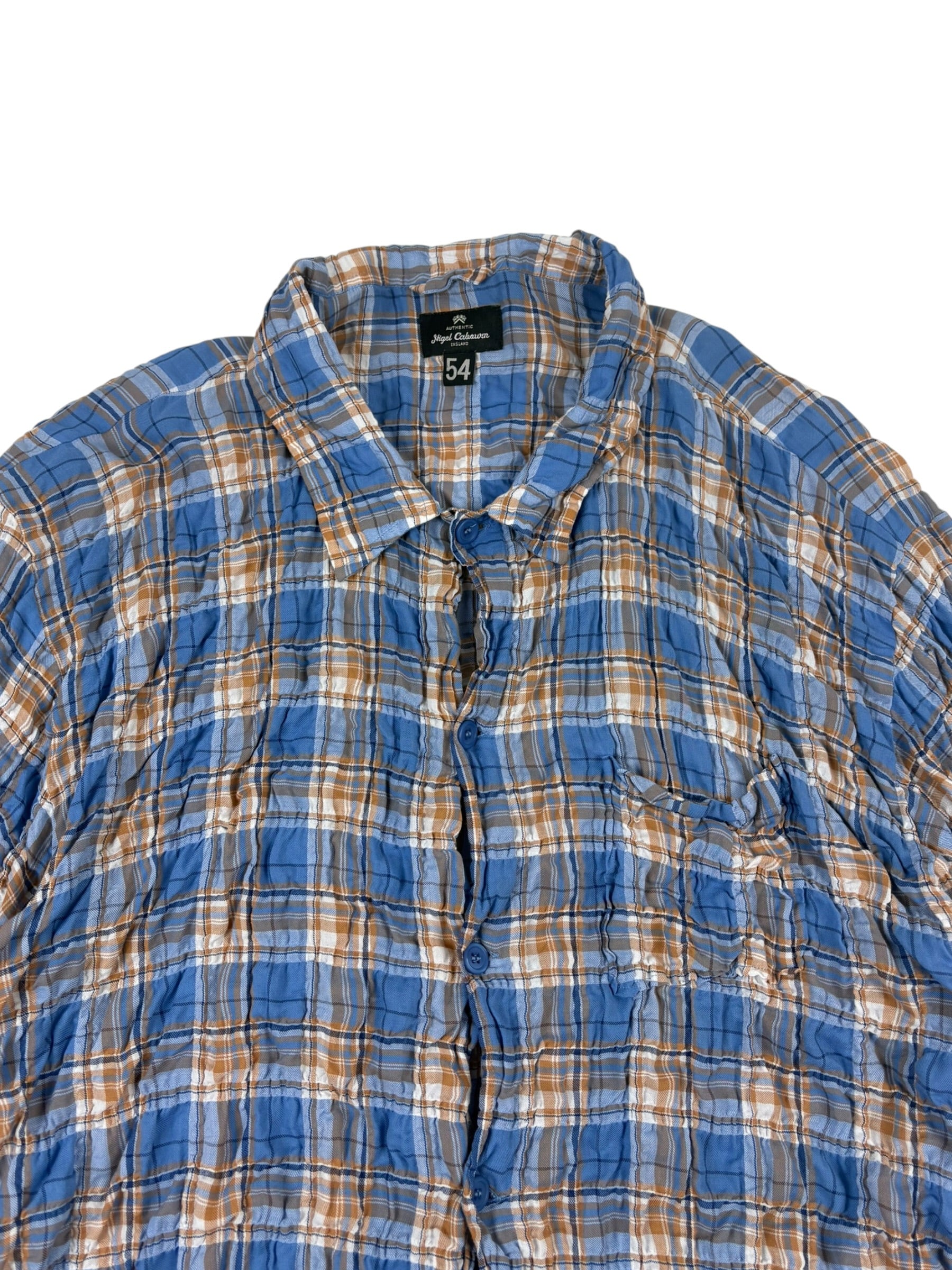 Nigel Cabourn Authentic Frankie Seersucker Shirt