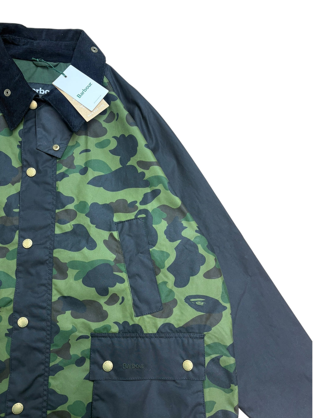 Barbour x A Bathing Ape Bedale Wax Jacket