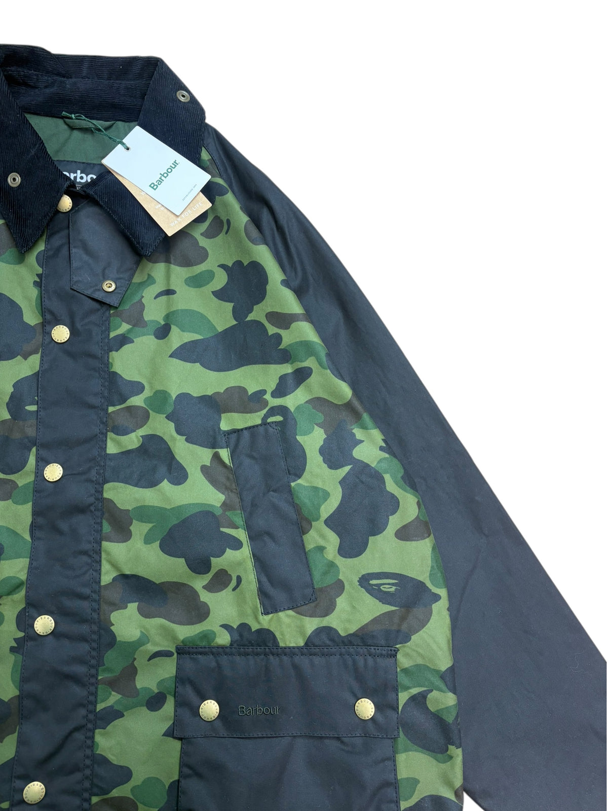 Barbour x A Bathing Ape Bedale Wax Jacket
