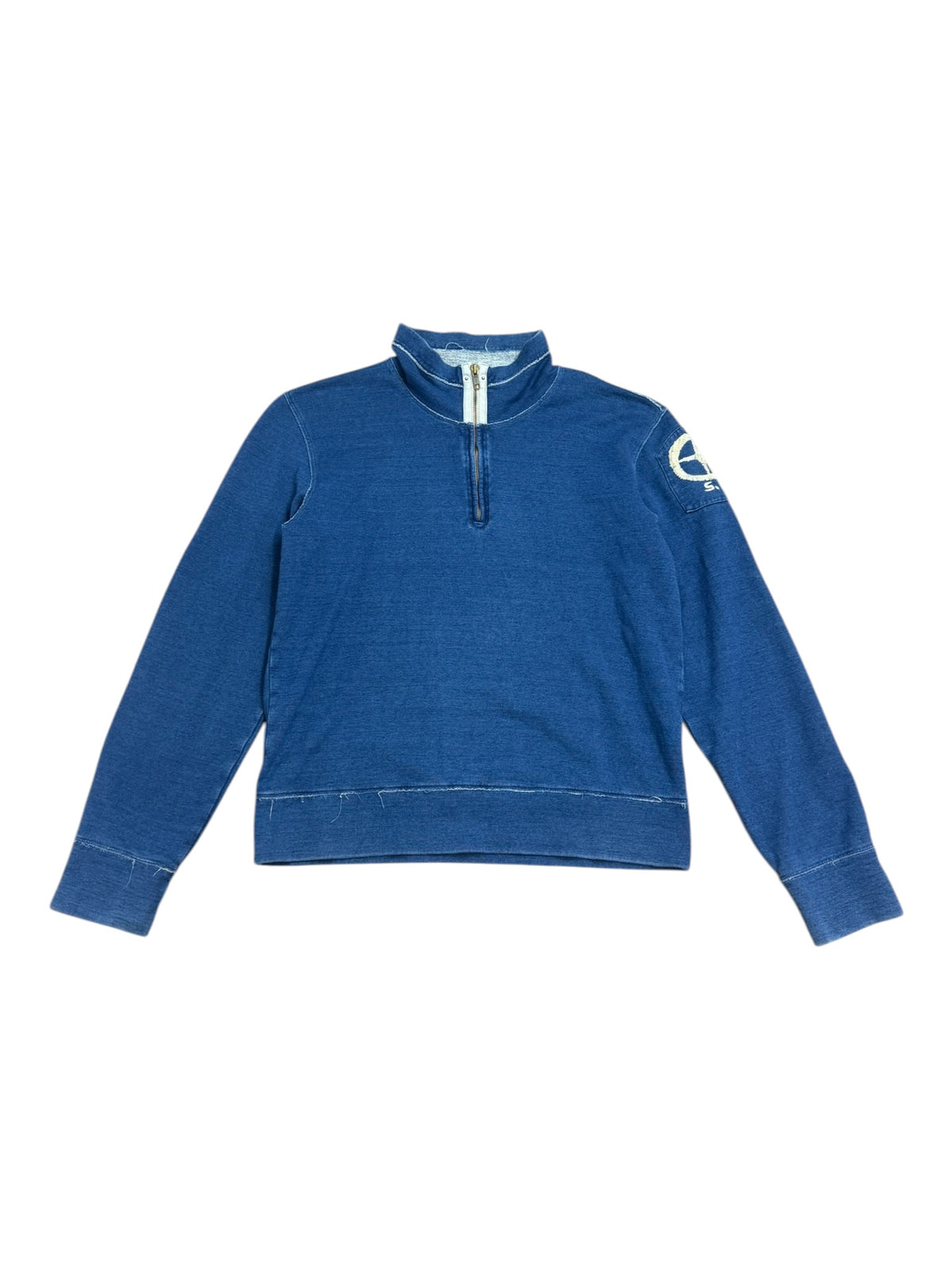 Stone Island Denims 2000s Quarter Zip Sweatshirt