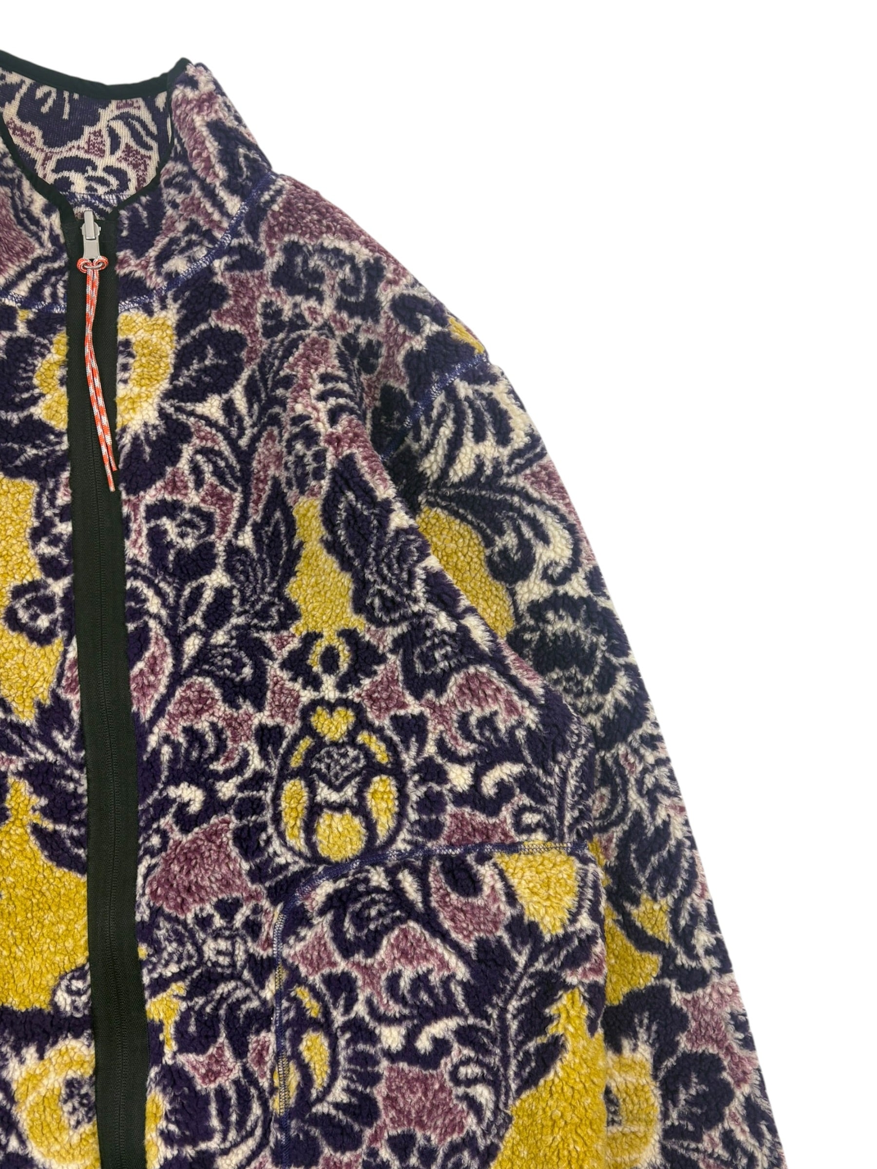Aries Arise Fleur Fleece Reversible Zip Up Jacket