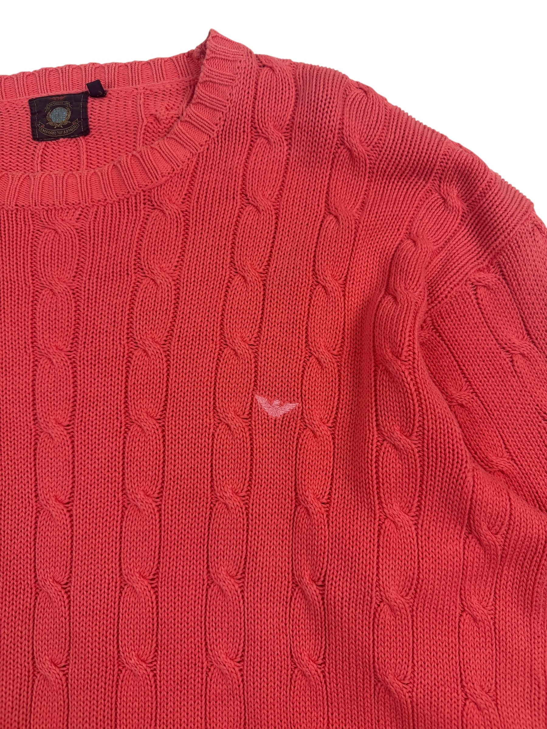 Emporio Armani 1980’s Cable Knit Sweater