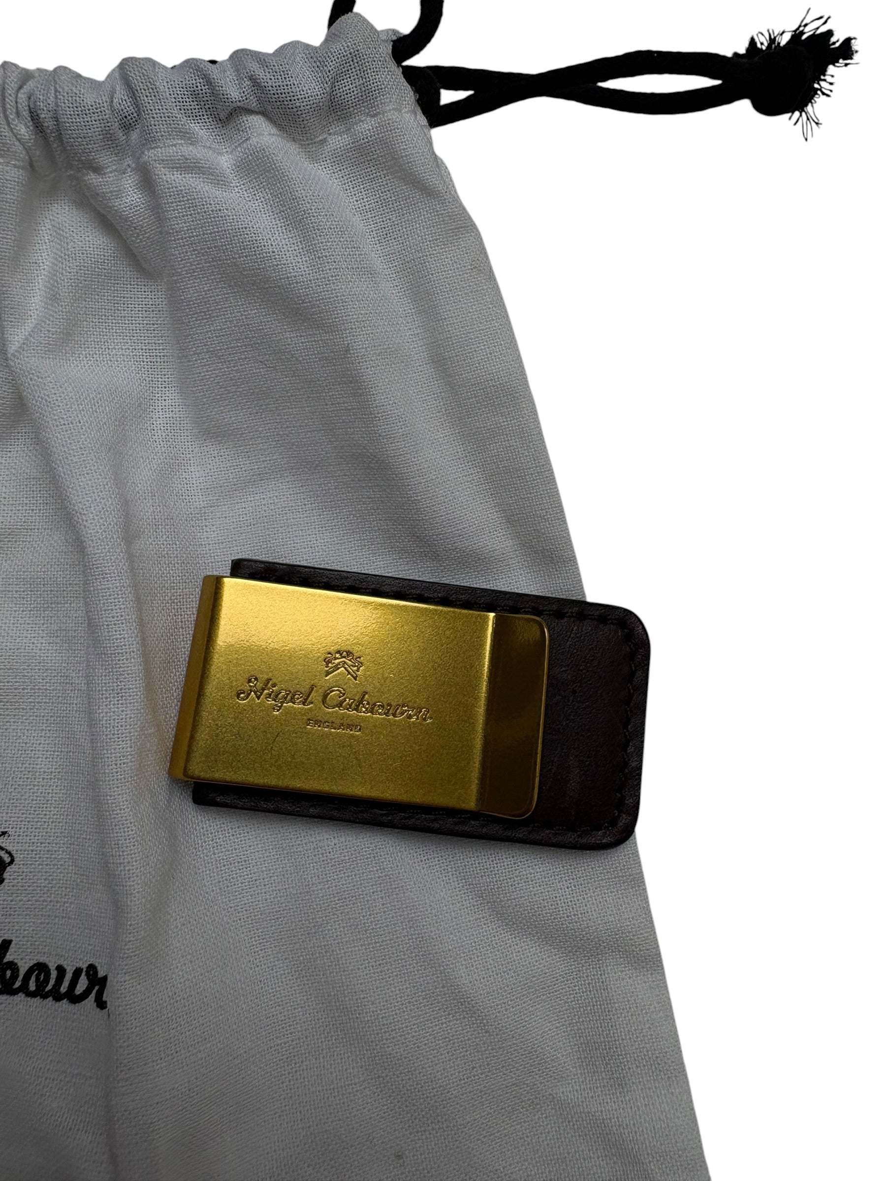 Nigel Cabourn England Leather Money Clip