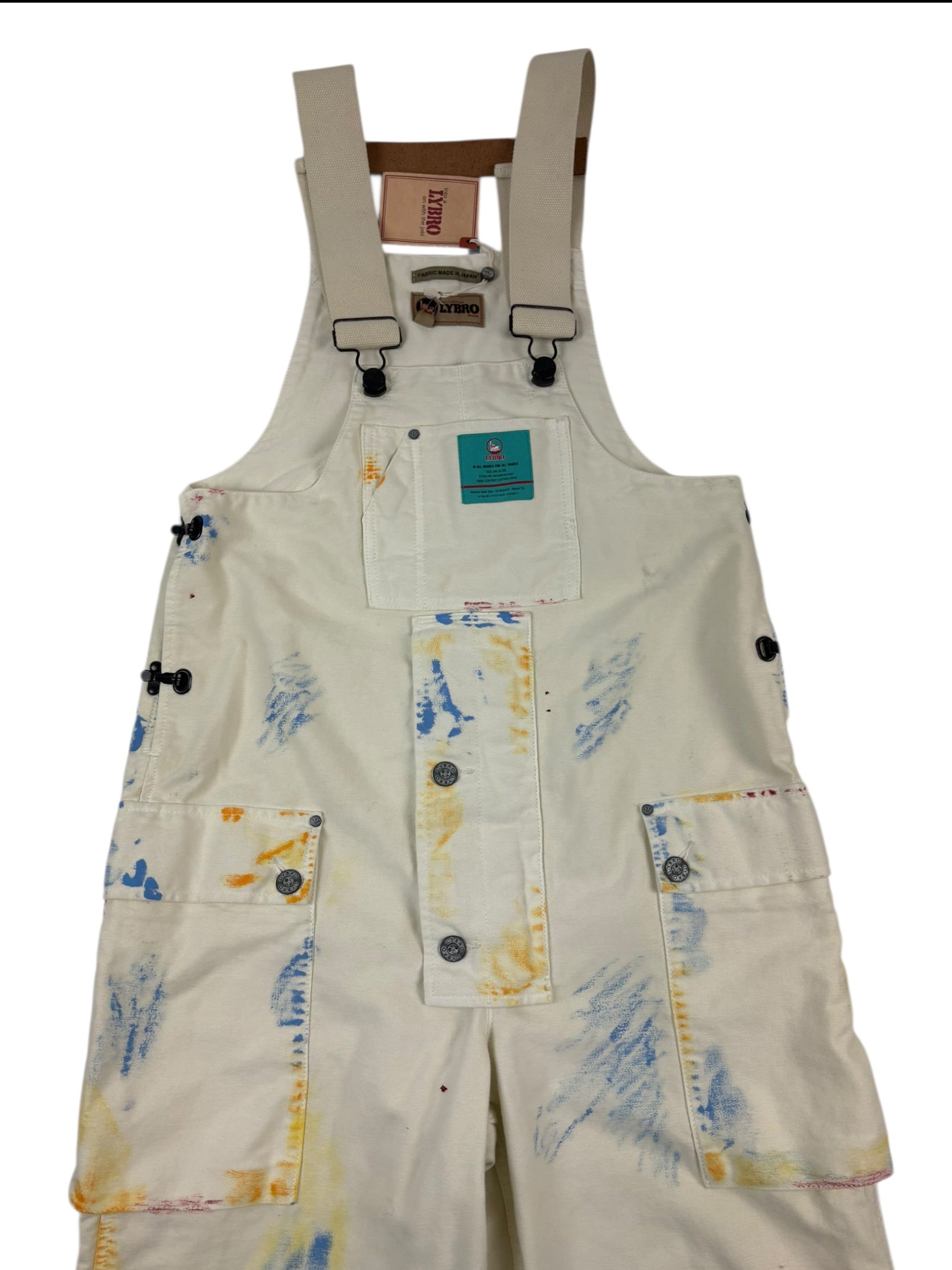 NAVAL LYBRO - CABOURN NIGEL DUNGAREE NAVAL LYBRO × CABOURN NIGEL DUNGAREE PHAETON – TAN - HERRINGBONE パンツ