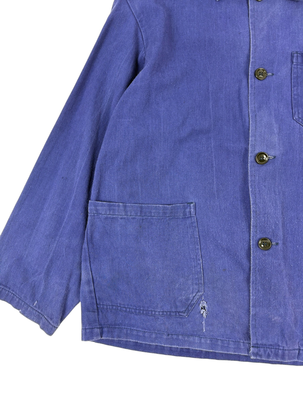 French 1980s Workwear Faded Chore Jacket