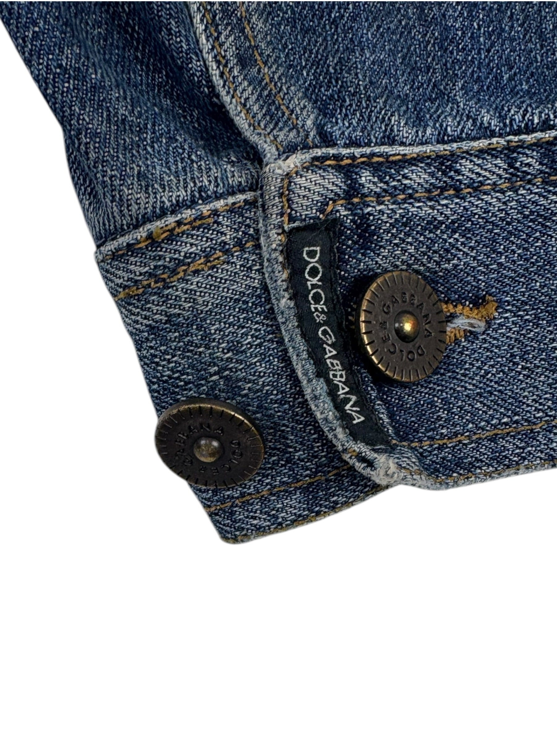 Dolce & Gabbana Distressed Denim Jacket