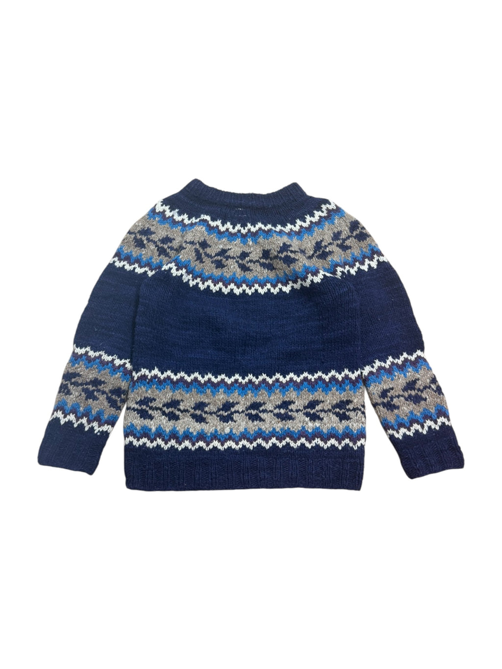 Fair Isle 70s Handmade Knit Jumper