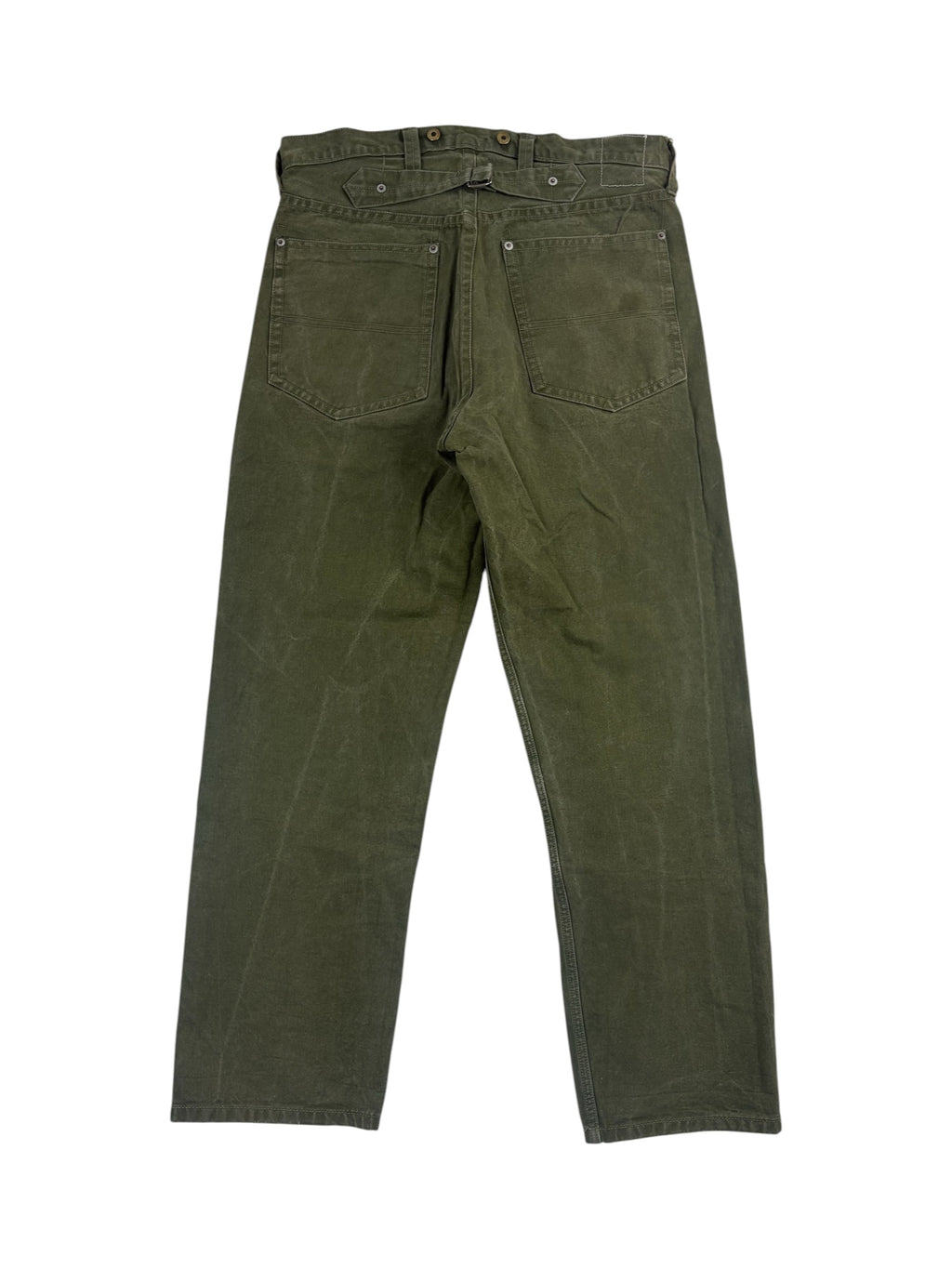 Nigel Cabourn Authentic Military Green Railway Pants