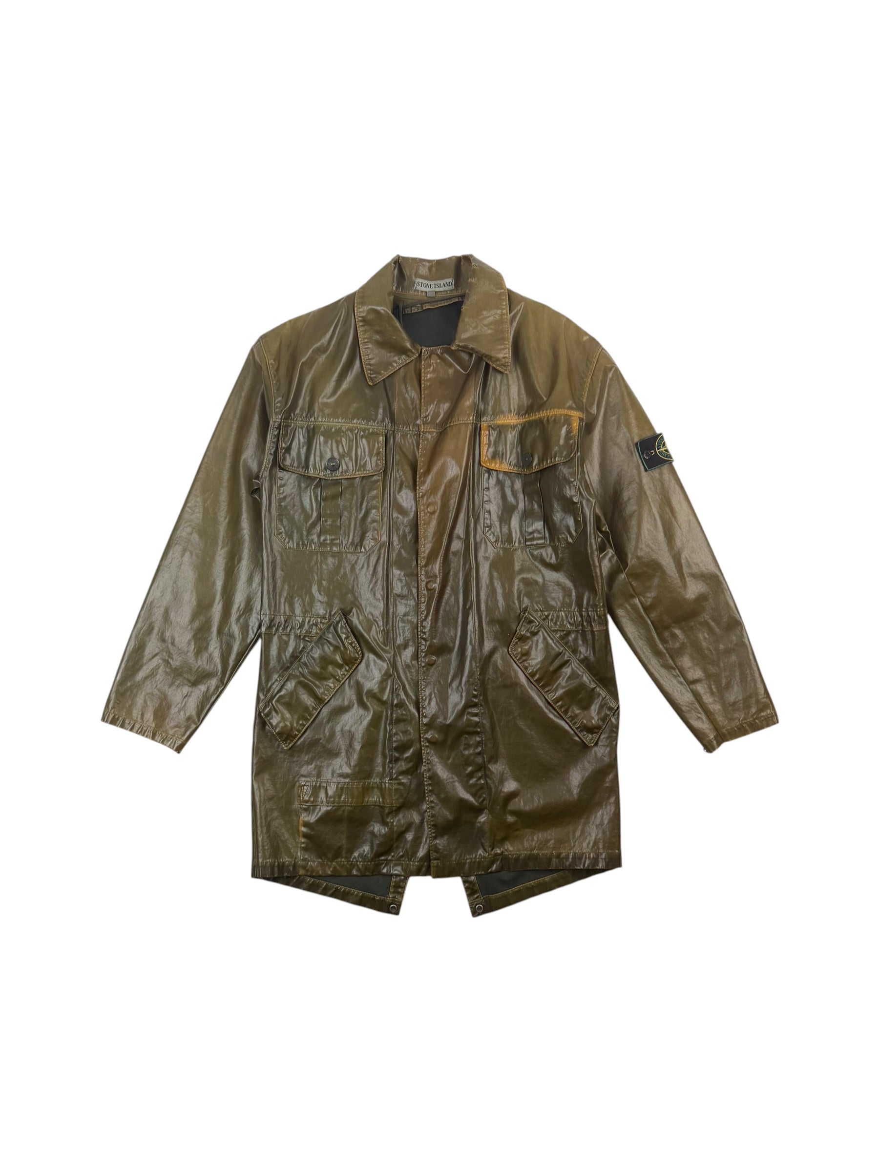 Stone Island AW94 Glazed Raso Gommato Jacket