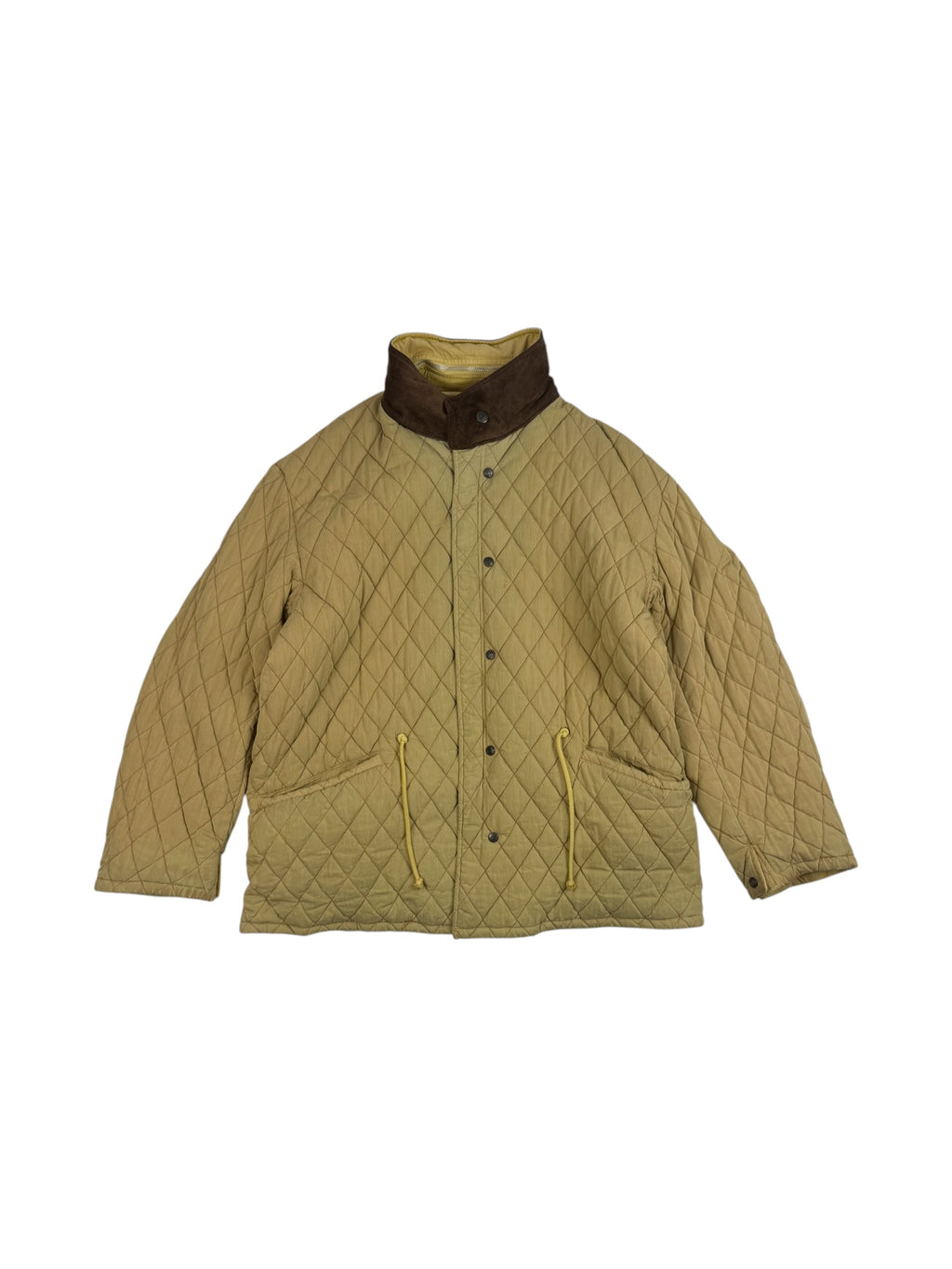 Boneville 80s Quilted Lined Reversible Long Field Jacket