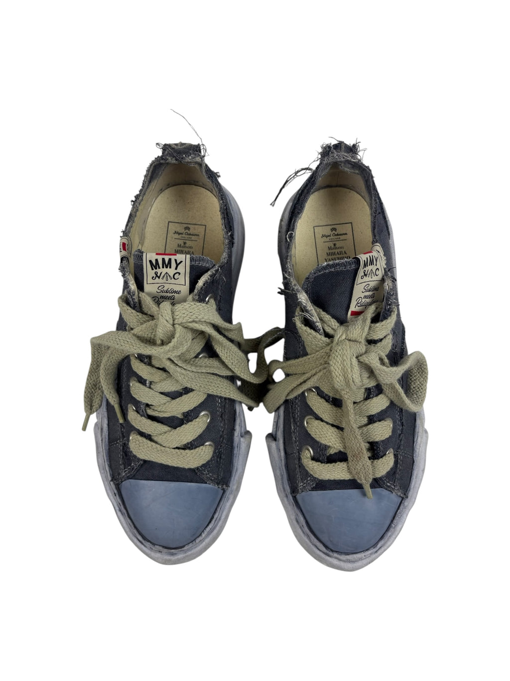 Maison Mihara Yasuhiro x Nigel Cabourn Low Cut Overdyed Sneakers