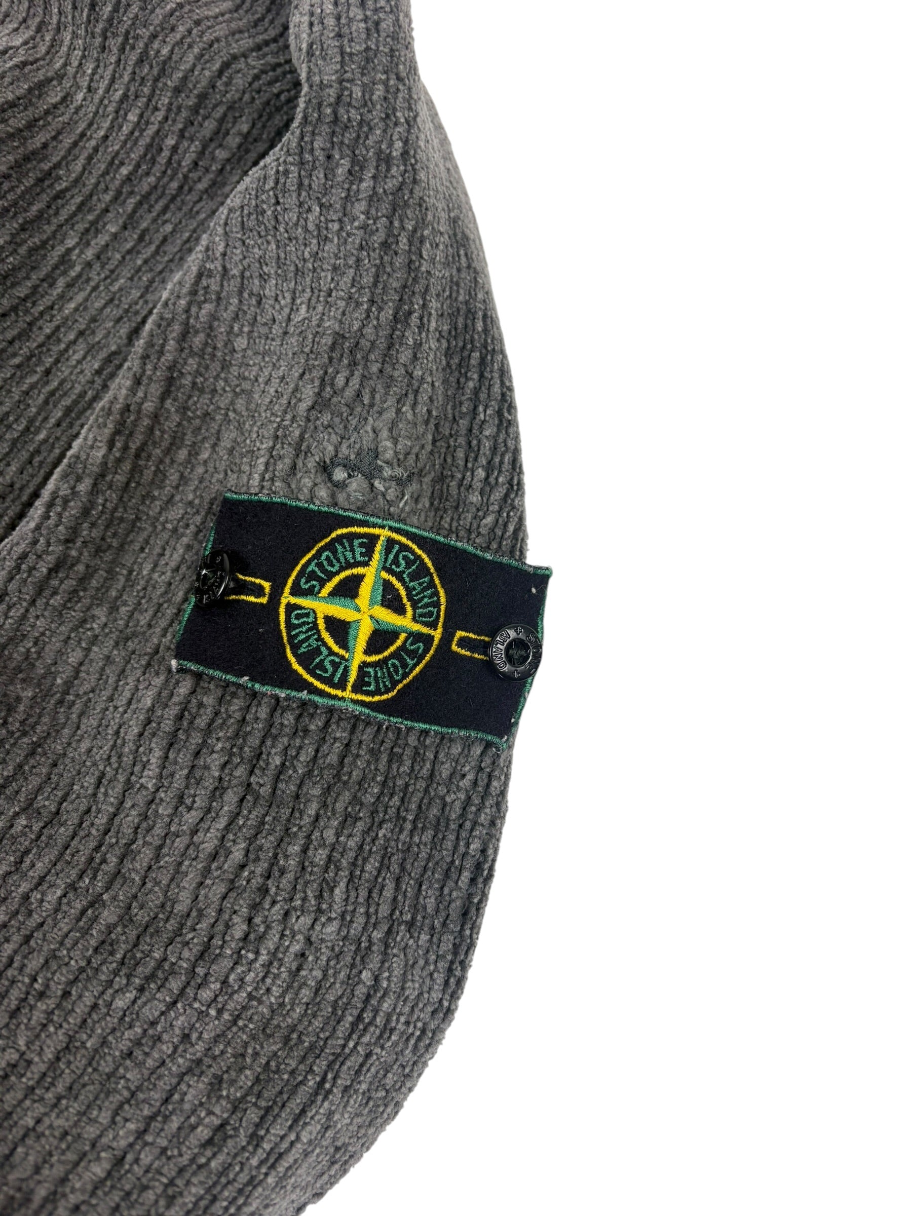 Stone Island AW98 Chenille Mock Neck Sweater