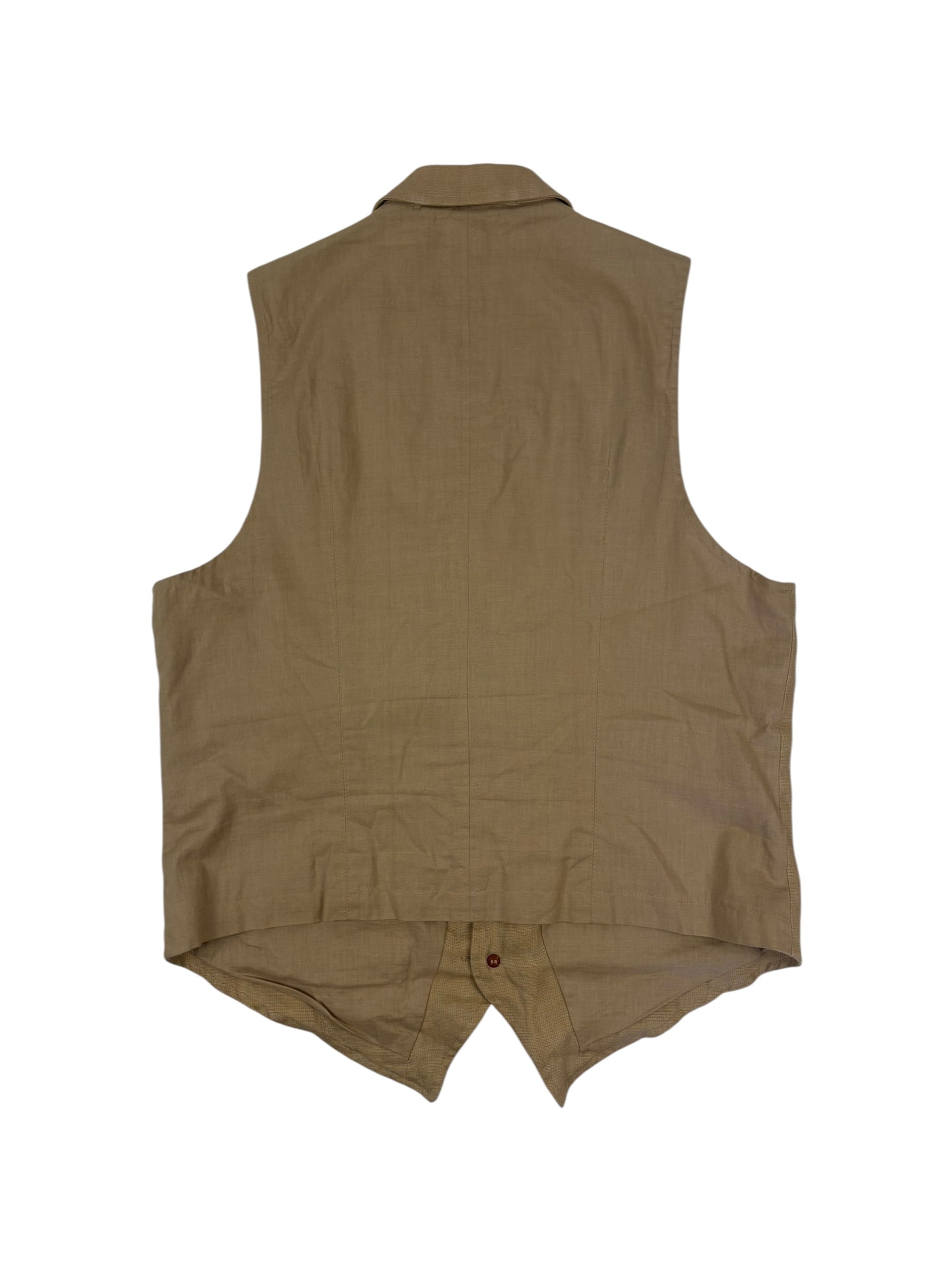 Nigel Cabourn Authentic Linen Waistcoat