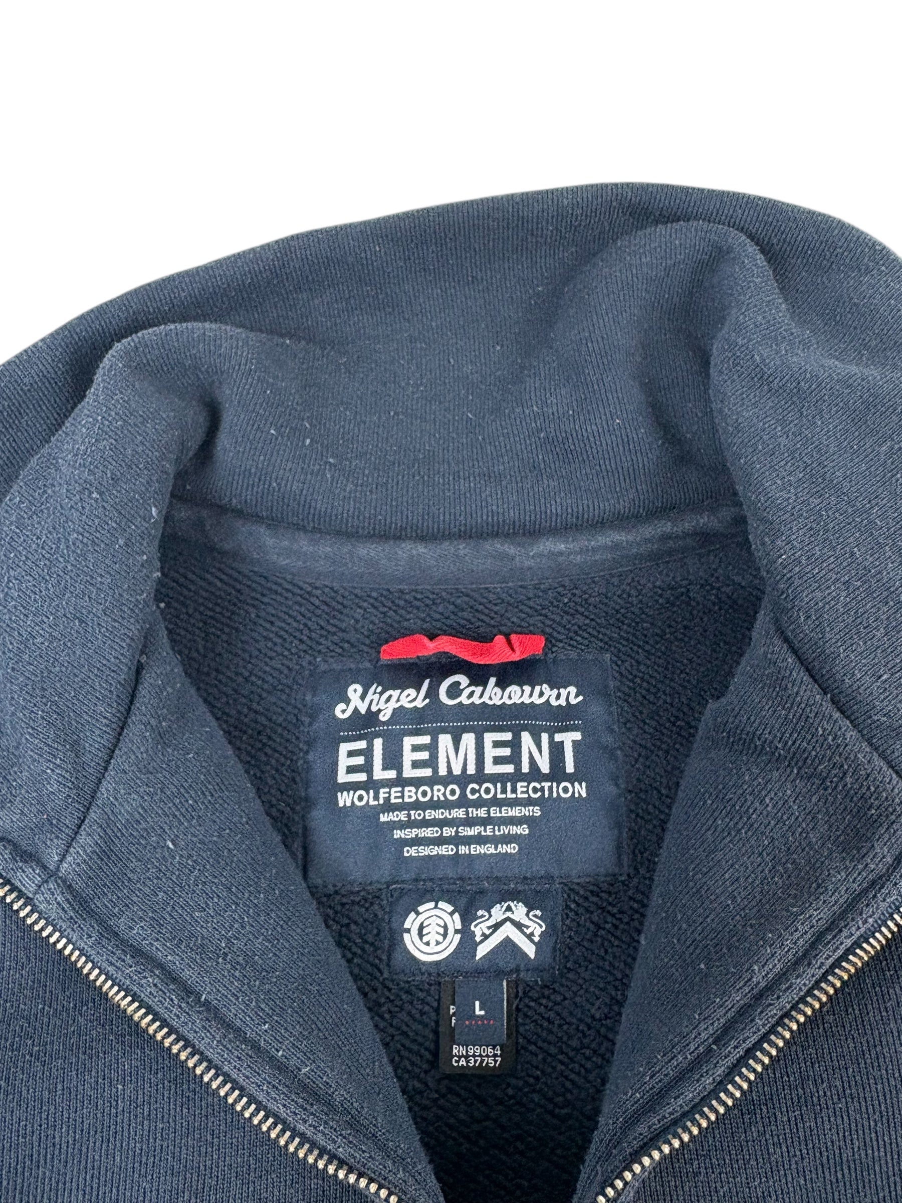 Nigel Cabourn Element Wolfeboro Totem Quarter Zip Sweater – RE:BOURN