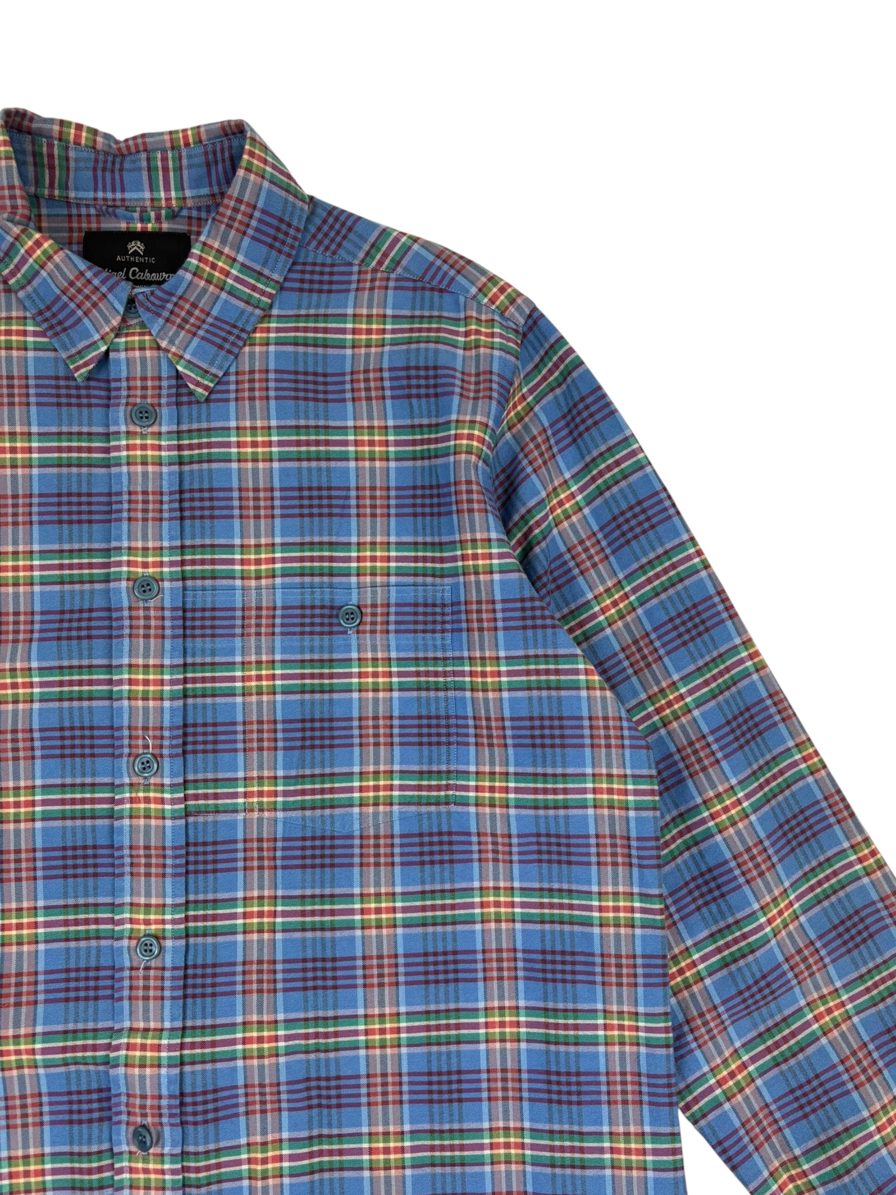 Nigel Cabourn Authentic Long Sleeve Checked Shirt