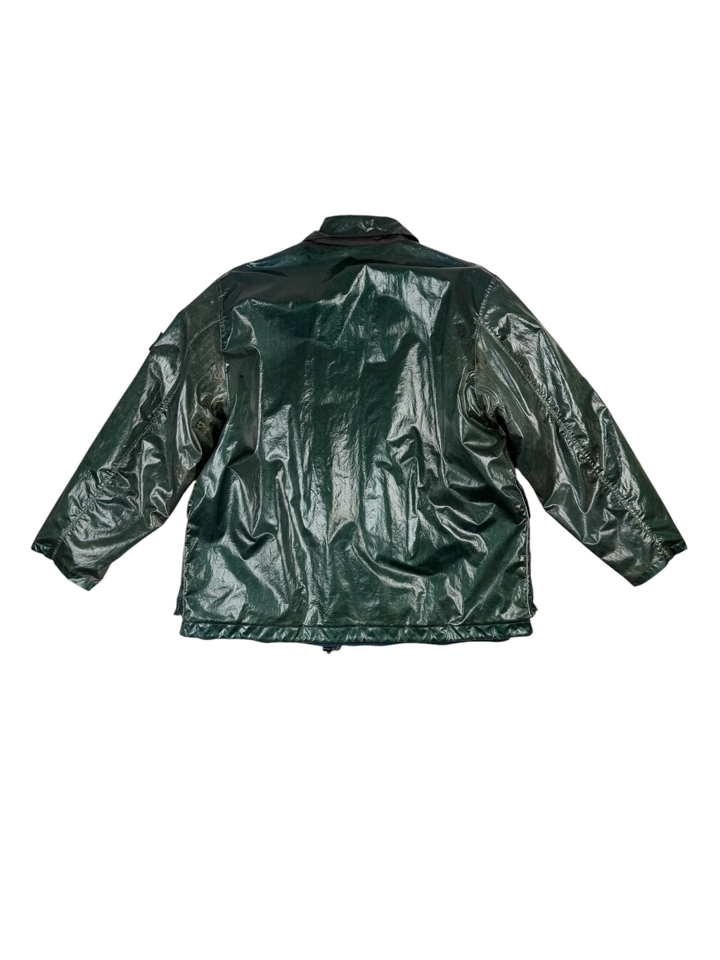 Stone Island AW92 Glazed Silk / Toffee Wrapper Jacket