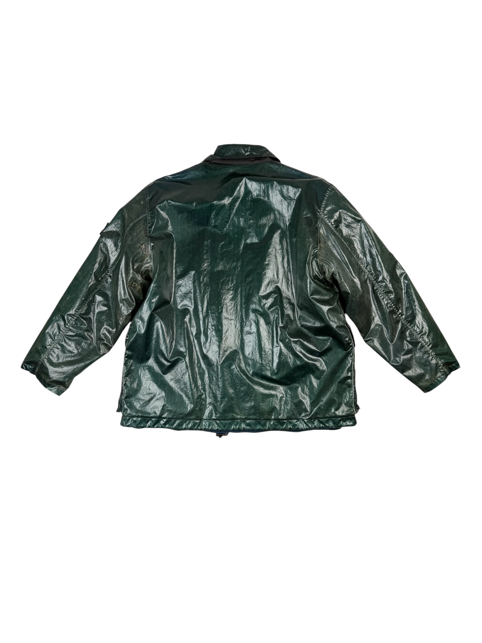 Stone Island AW92 Glazed Silk / Toffee Wrapper Jacket