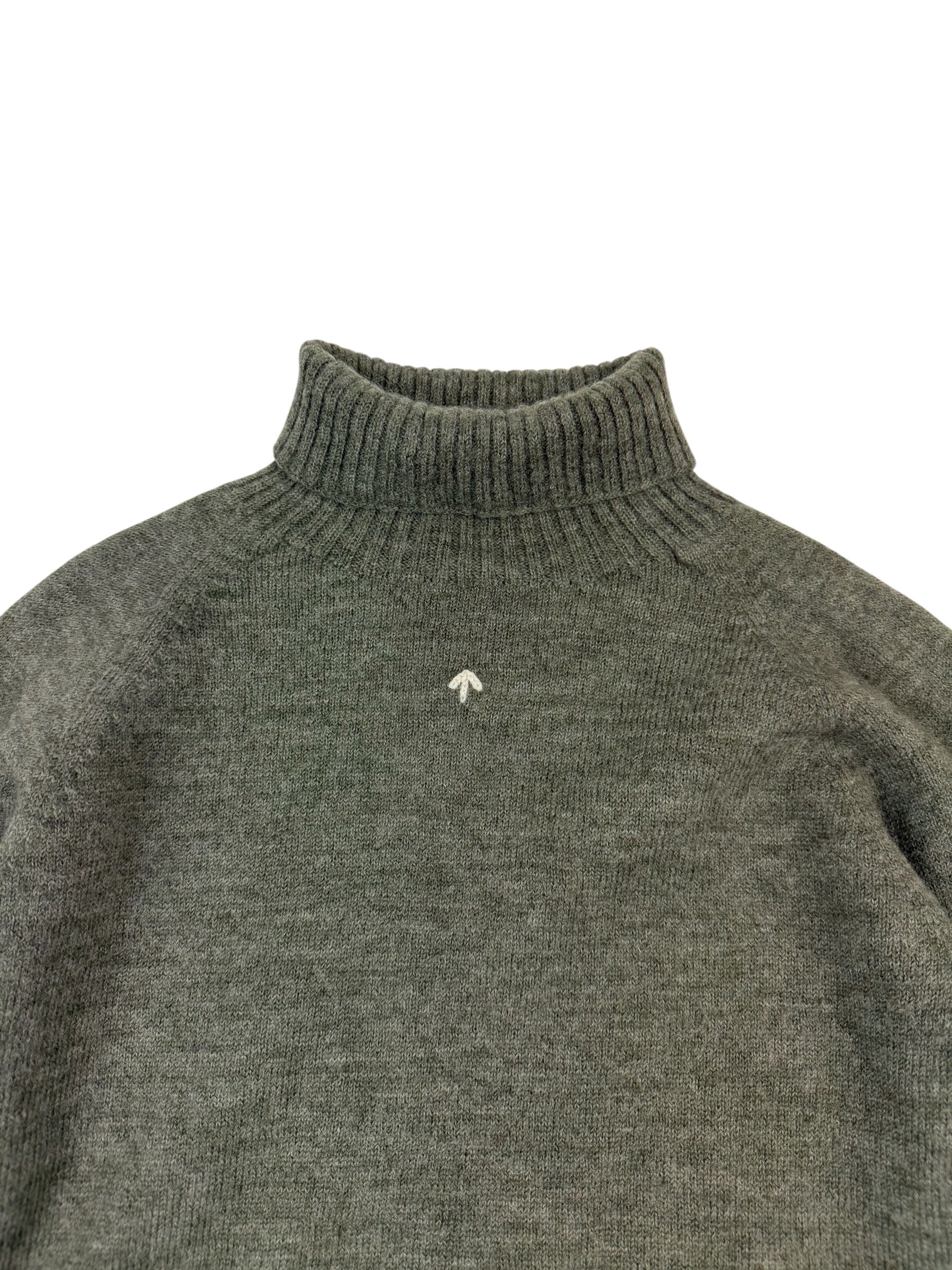 Nigel Cabourn Authentic Wool Roll Neck Knit