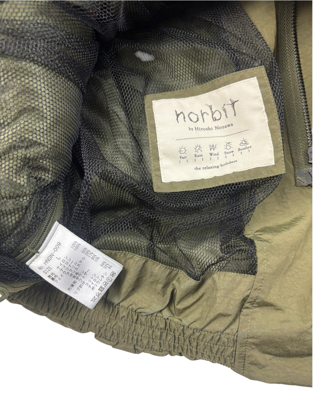 Norbit by Hiroshi Nozawa Shawl Collar Boa Down Jacket