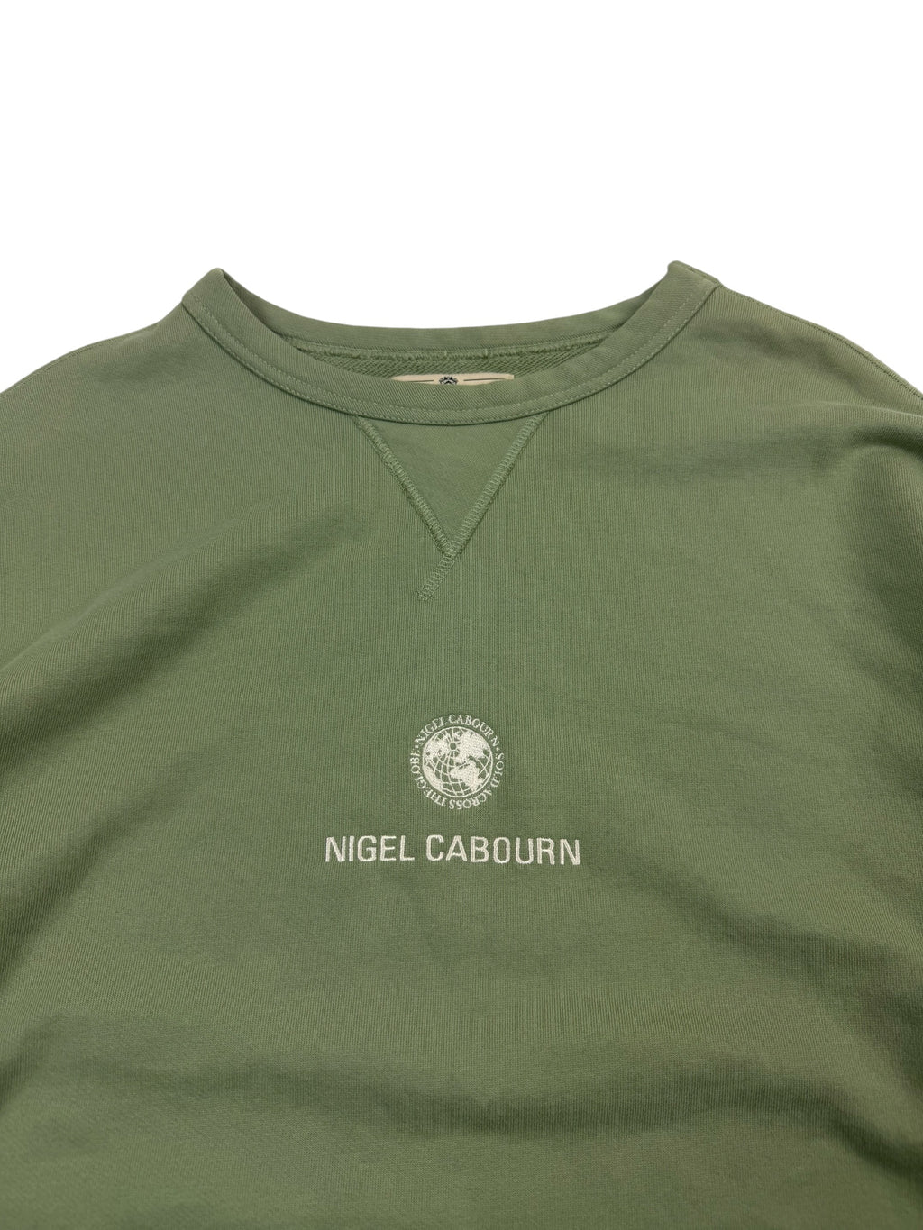 Nigel Cabourn Army Embroidered Globe Sweater