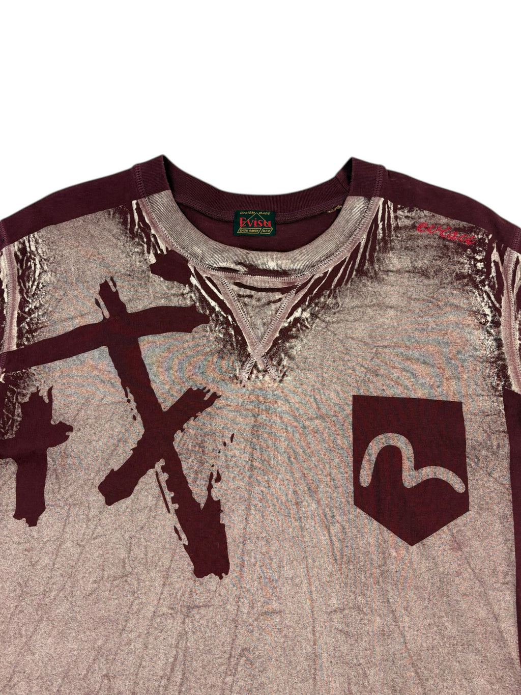 Evisu Graphic Print T-Shirt