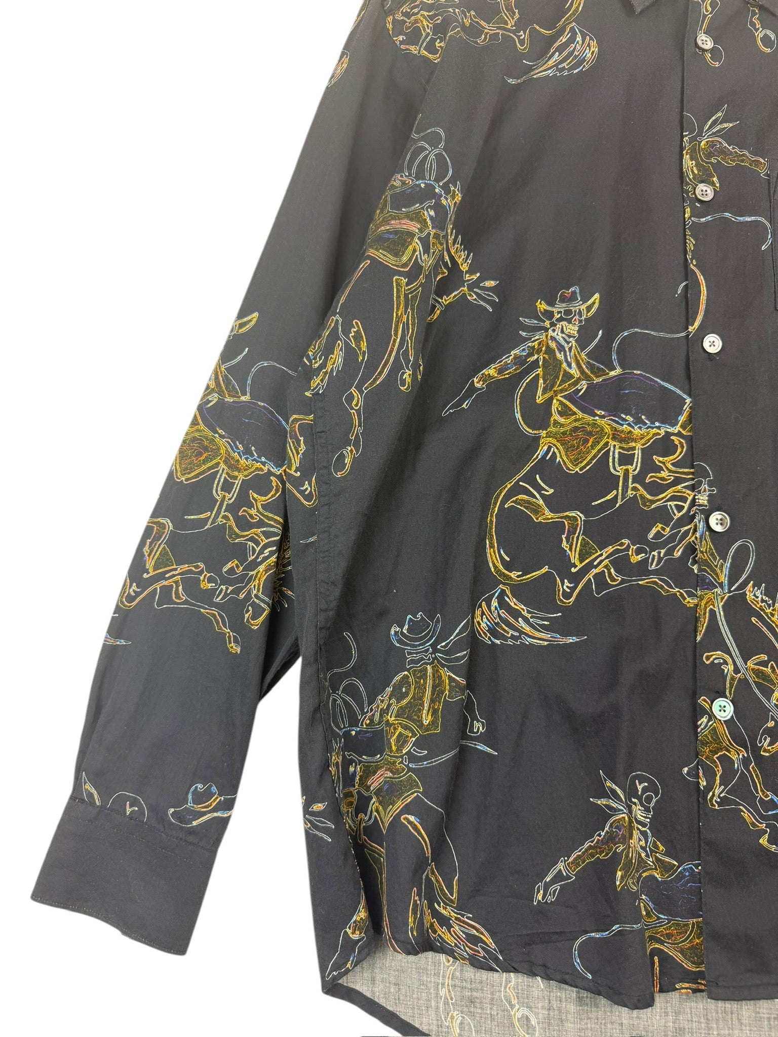 Our Legacy Initial Rodeo Black Print Shirt