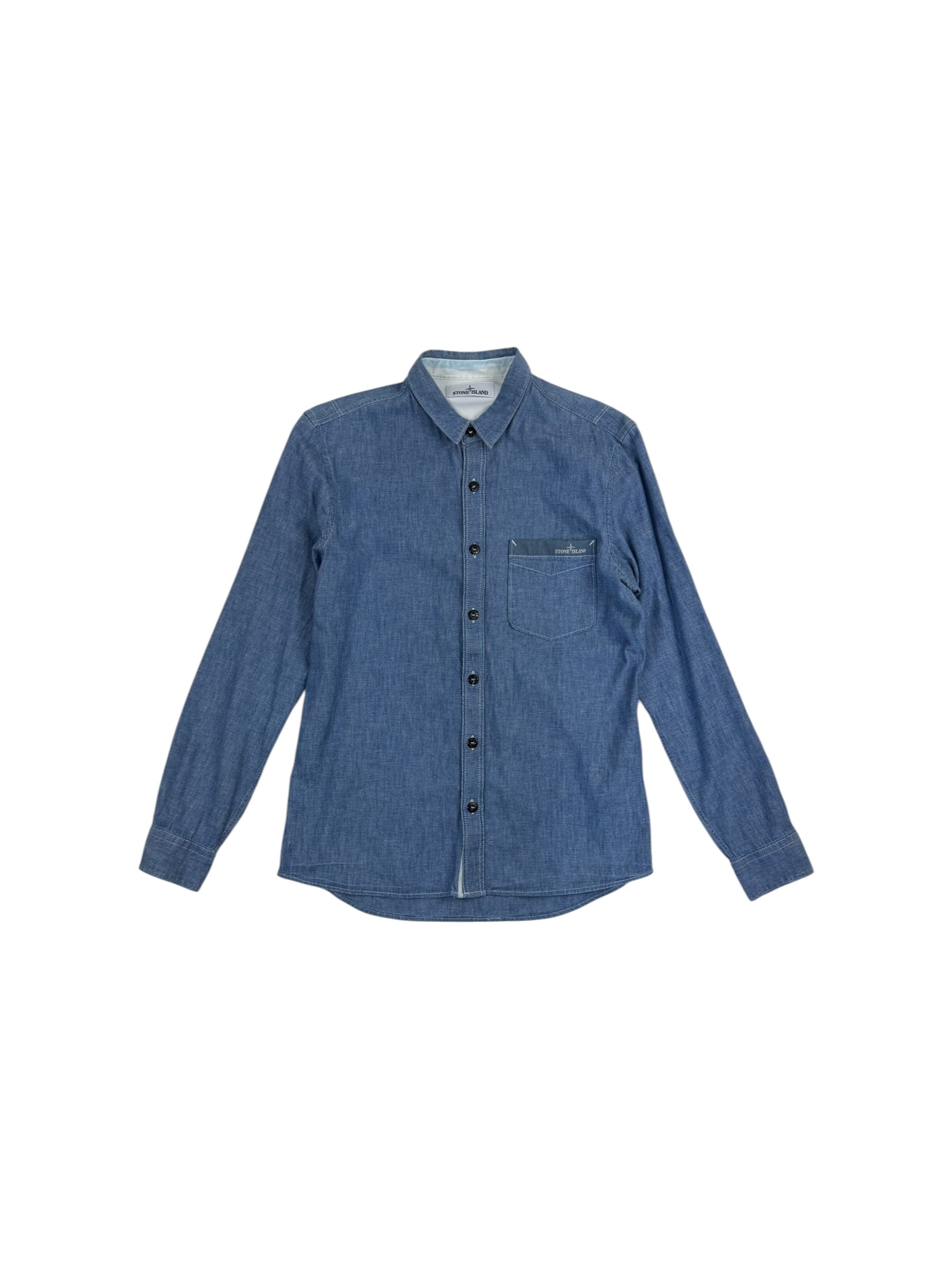 Stone Island SS15 Chambray Pocket Shirt