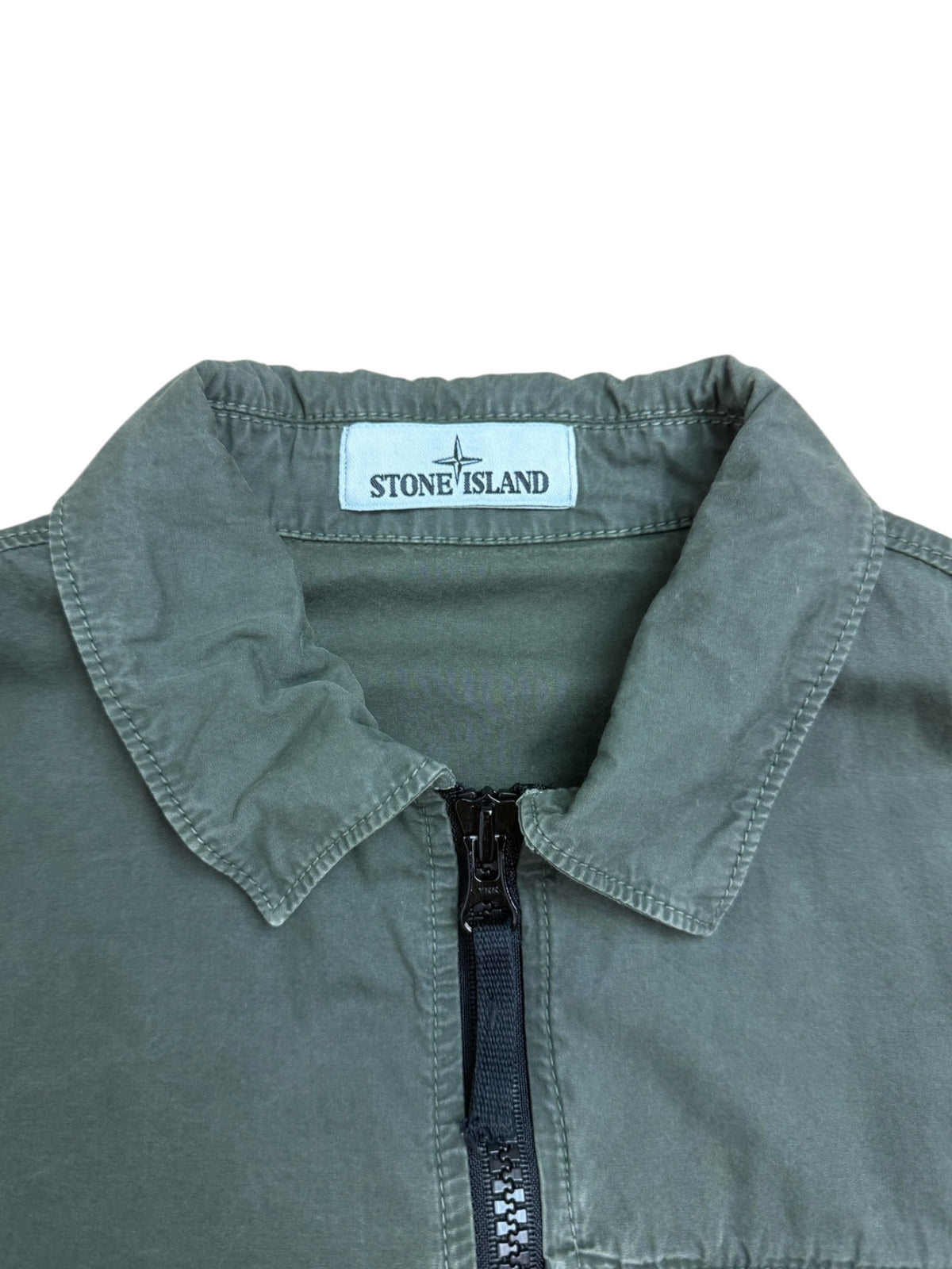 Stone Island Zip-Up Overshirt Jacket