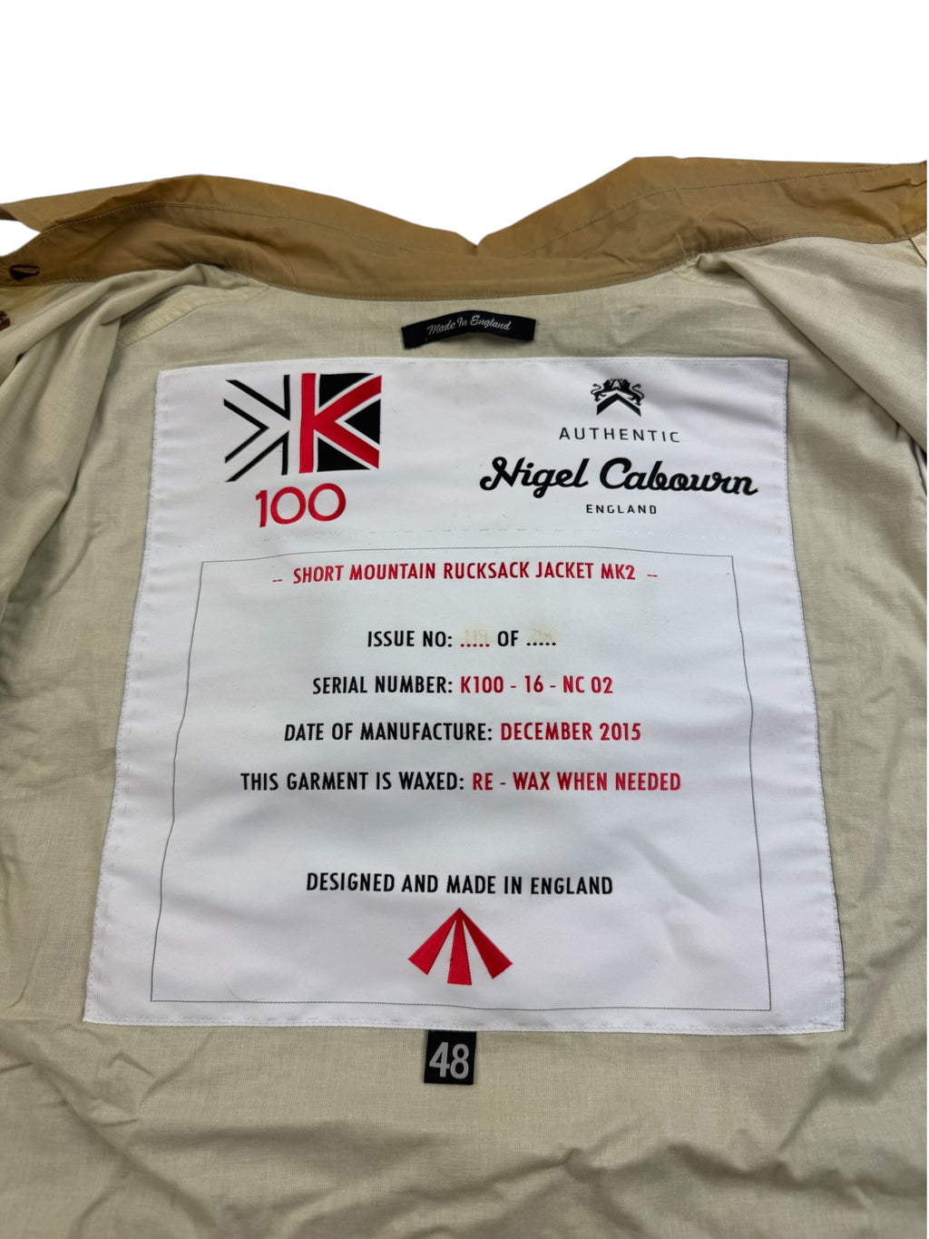 Nigel Cabourn x Karrimor Mountain Rucksack MK2 Jacket