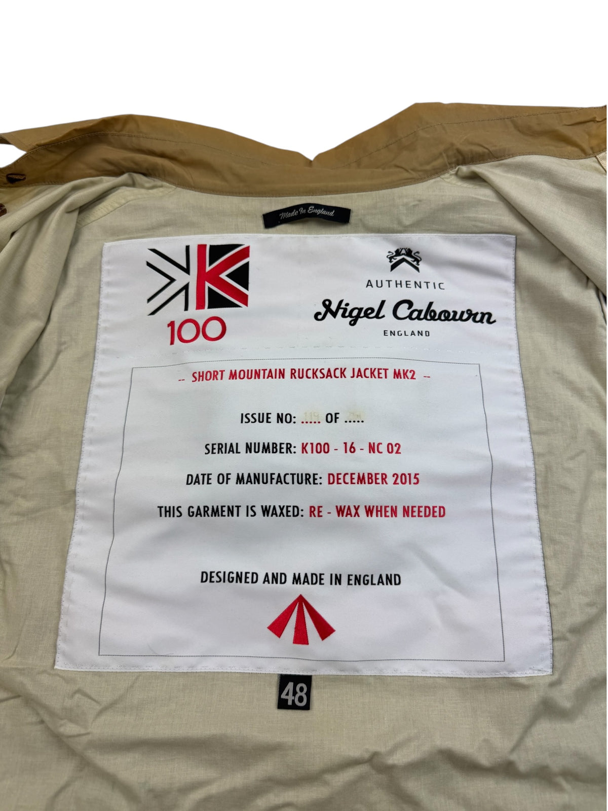 Nigel Cabourn x Karrimor Mountain Rucksack MK2 Jacket