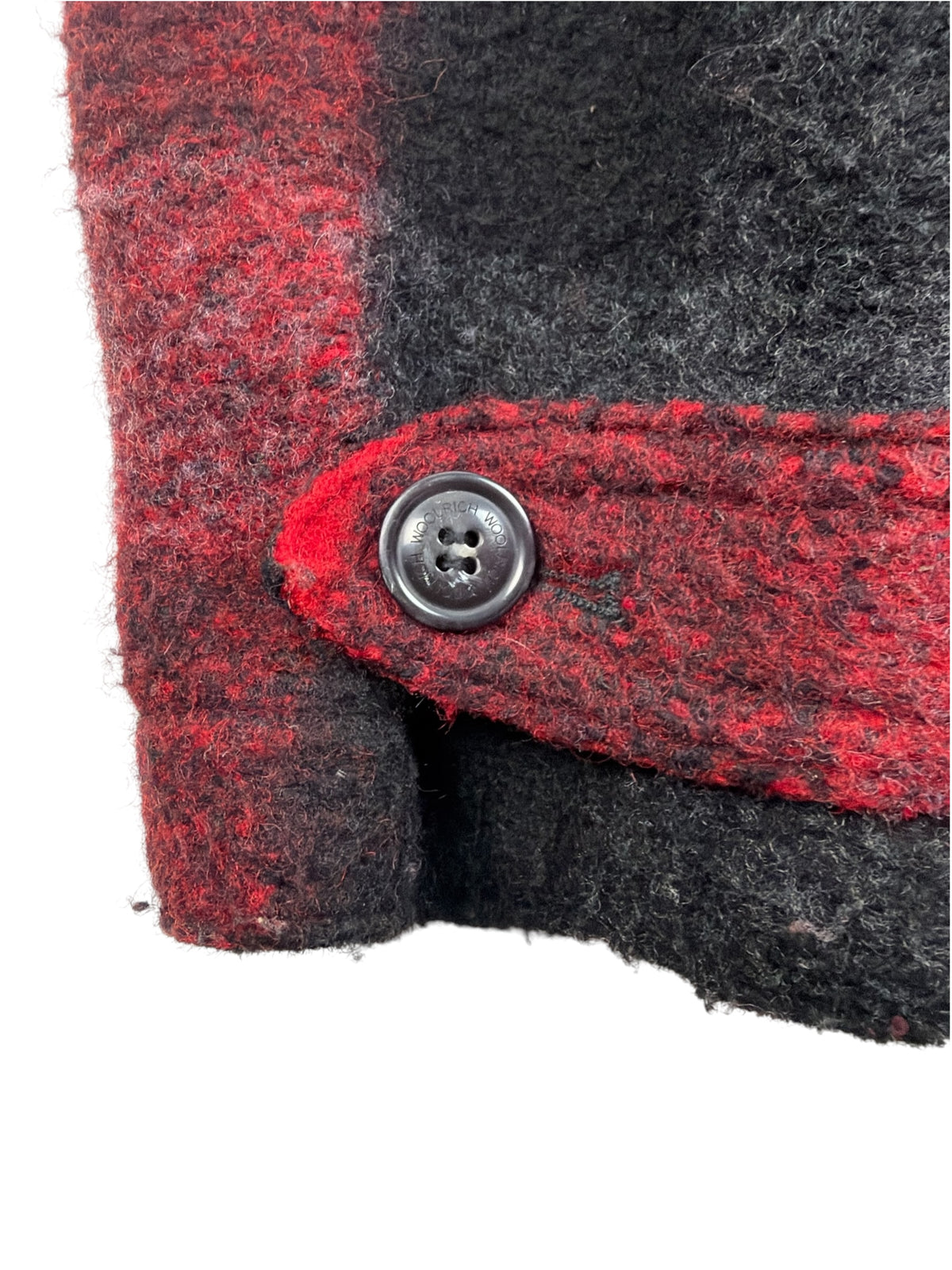 Woolrich John Rich & Bros Buffalo Plaid Wool Coat