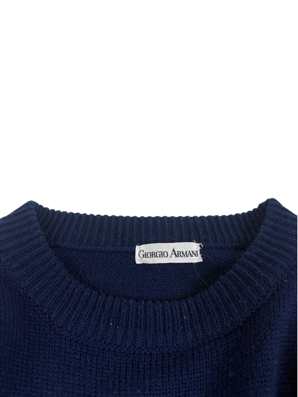 Giorgio Armani 80s Embroidered Knit
