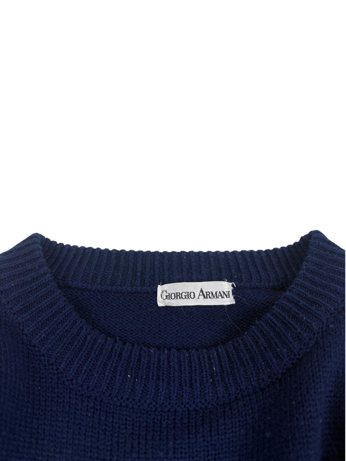 Giorgio Armani 80s Embroidered Knit