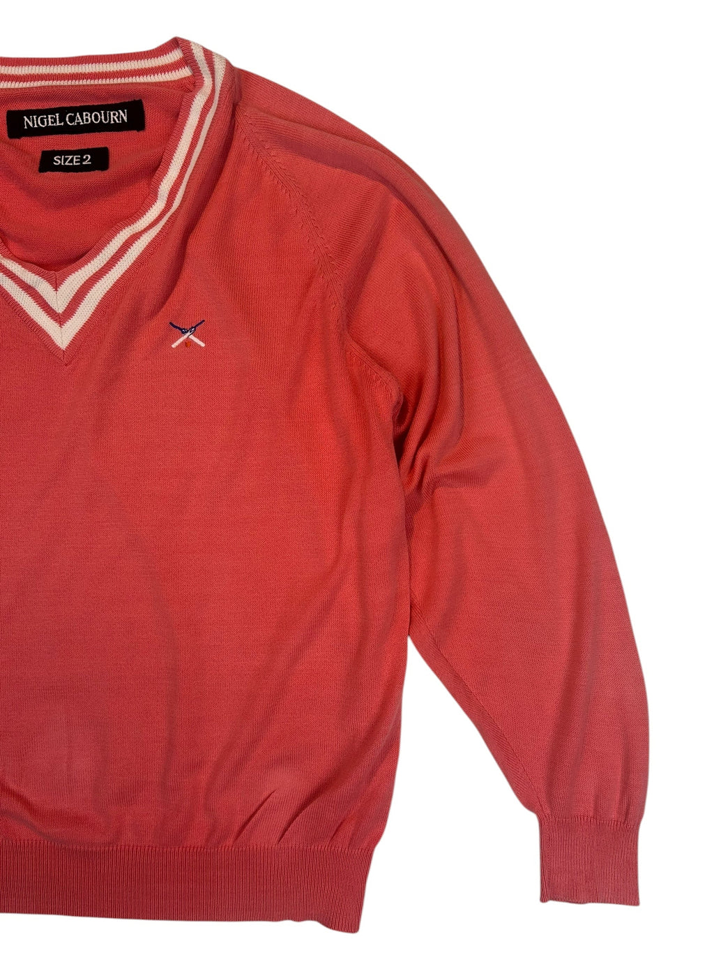 Nigel Cabourn Cricket Club 1980s V-Neck Sweater