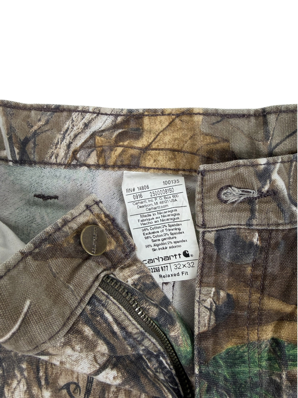 Carhartt Realtree Xtra Camo Trousers