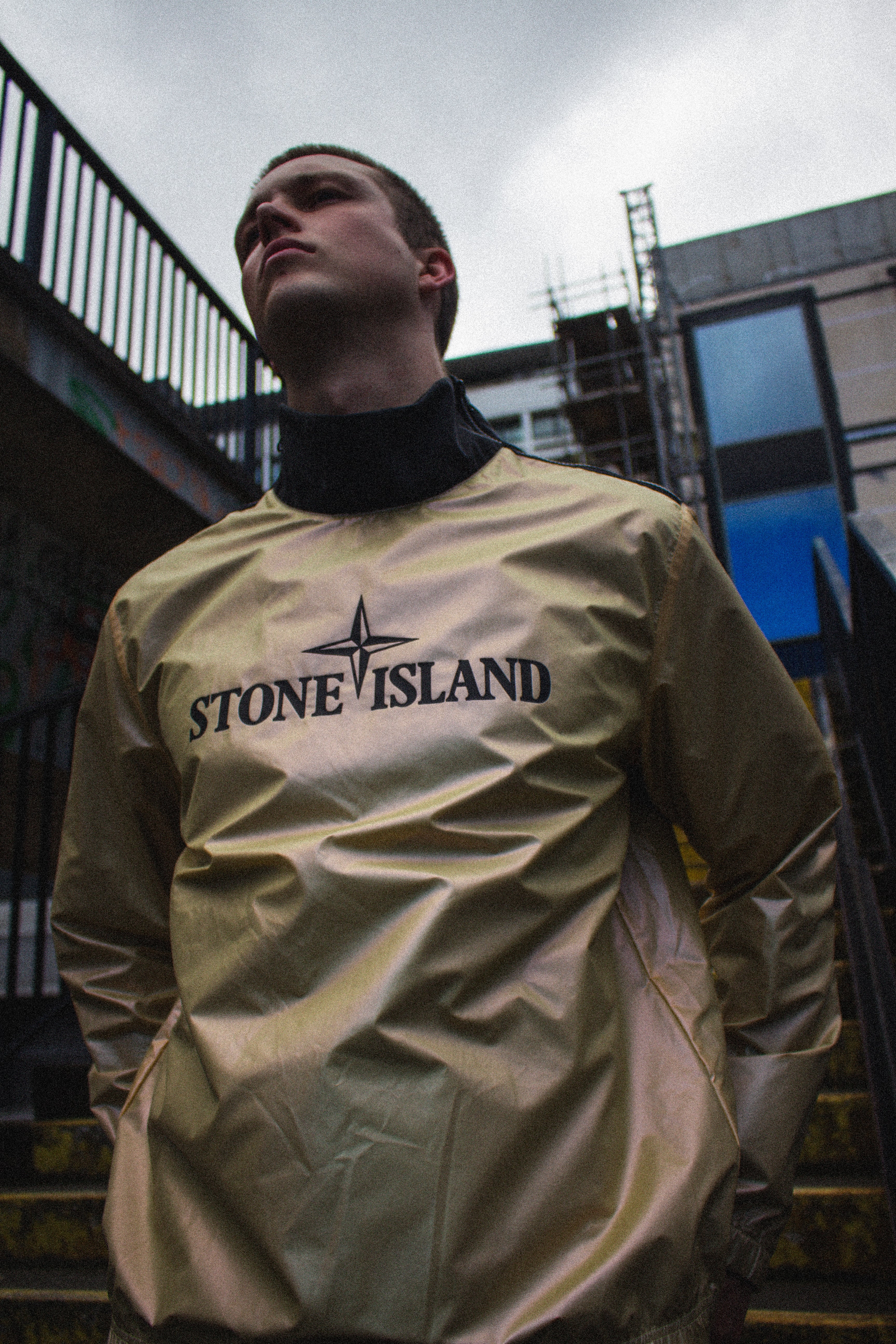 Stone Island Iridescent Tela Reflex Mat Smock