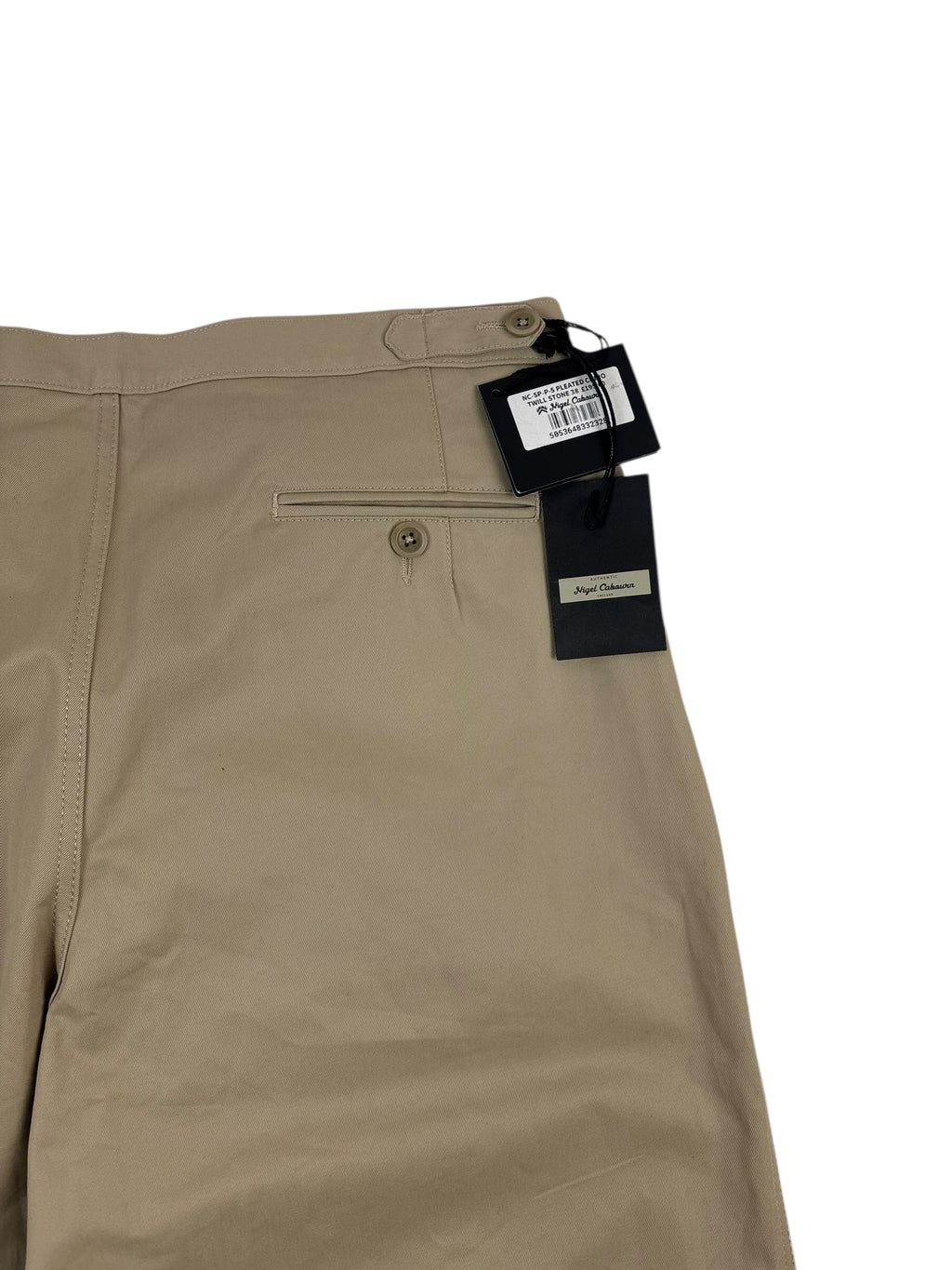 Nigel Cabourn Authentic Pleated Twill Chino