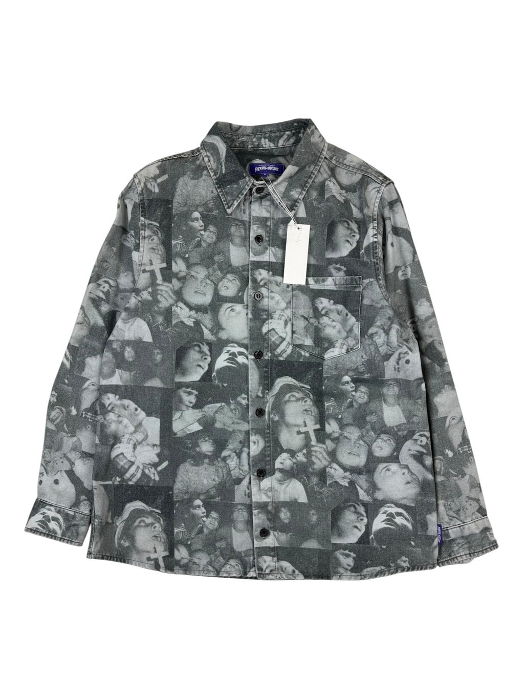 Fucking Awesome Praying Kids Twill Shirt