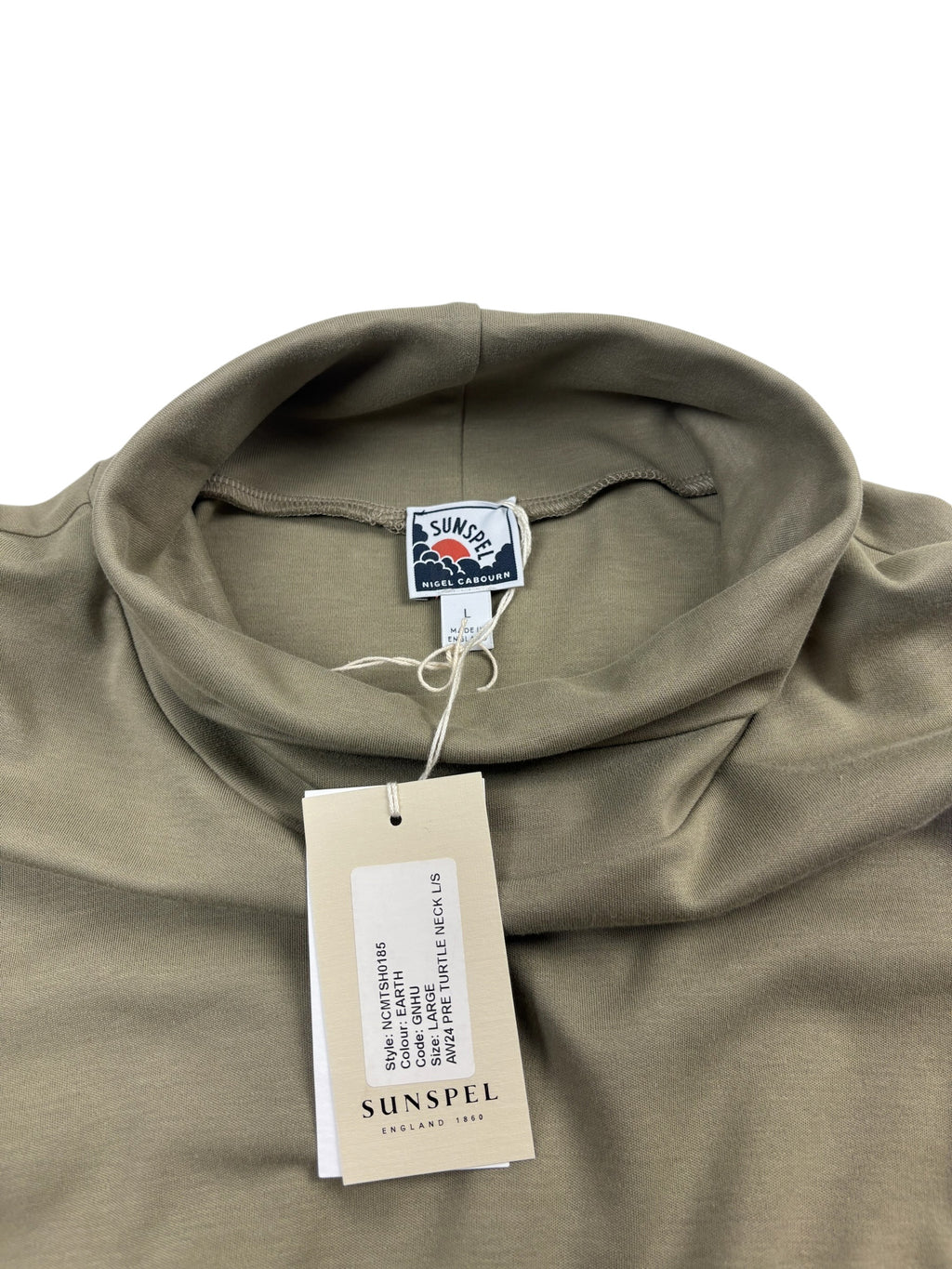 Nigel Cabourn x Sunspel Long Sleeve Turtle Neck