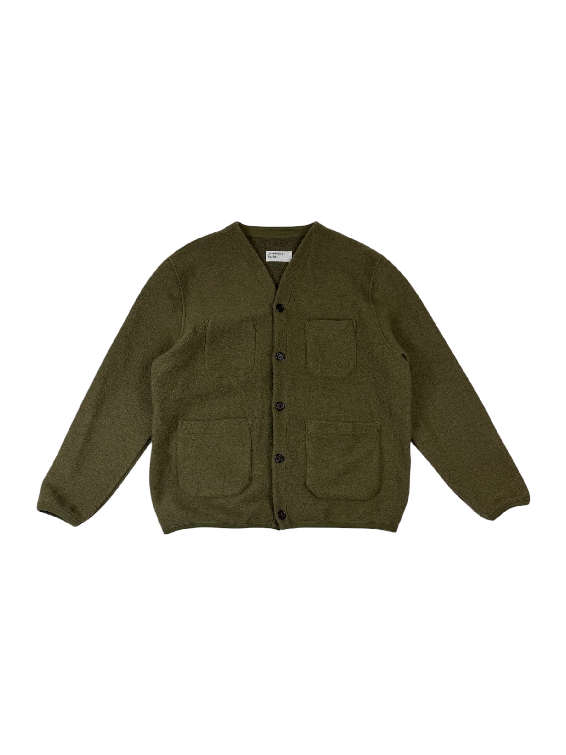 Universal Works Wool Fleece Cardigan