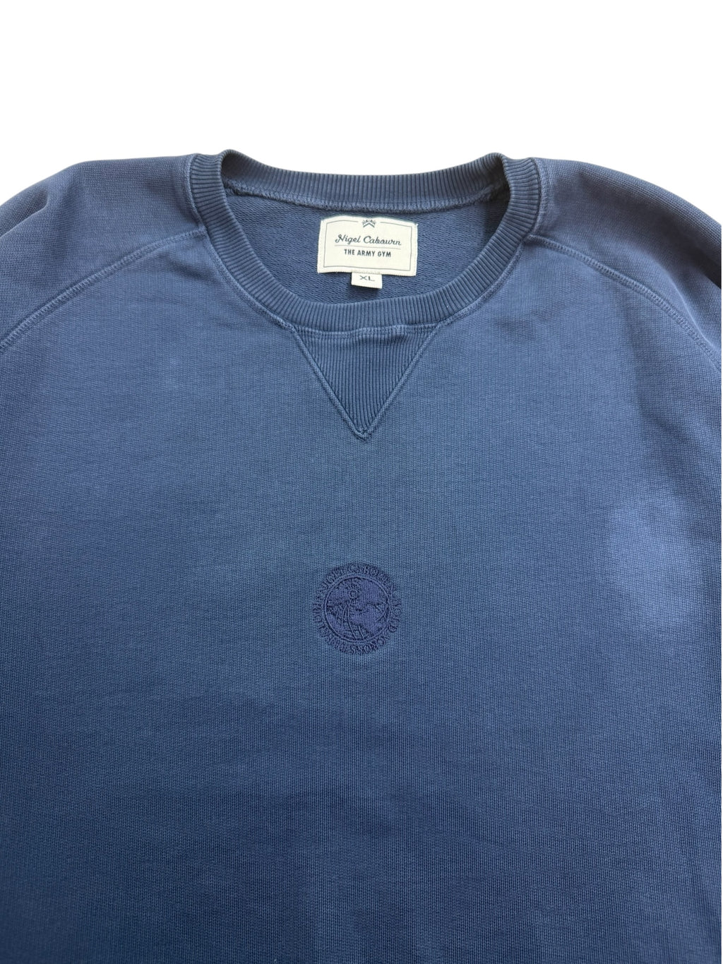 Nigel Cabourn Army Globe Embroidered Globe Sweatshirt