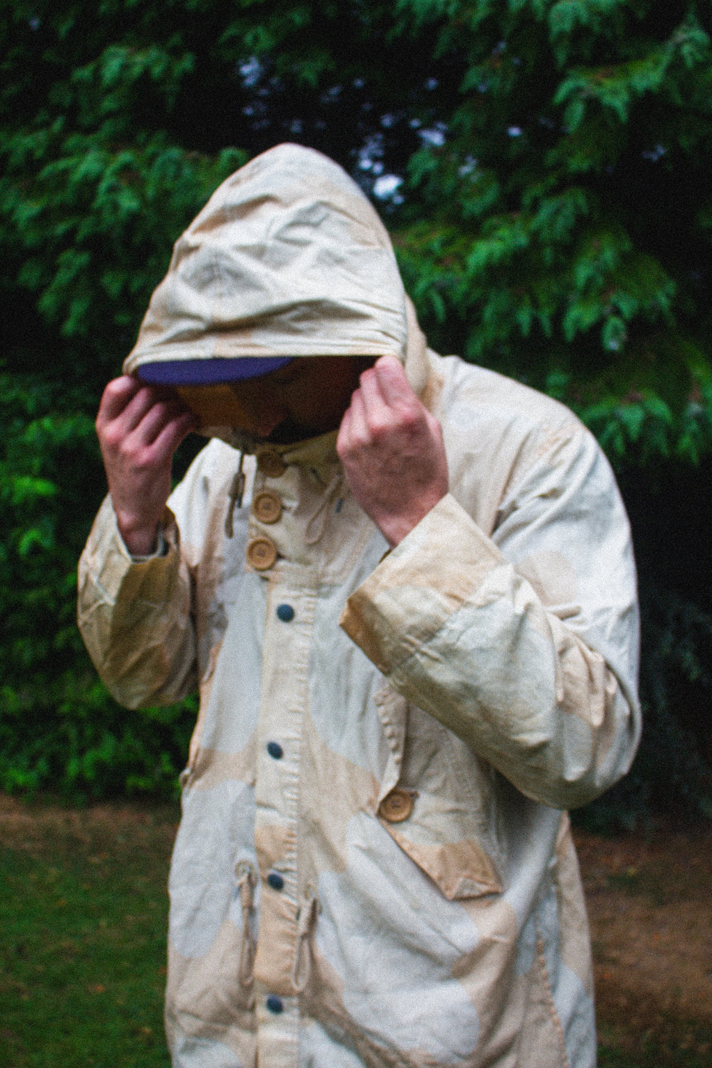 Nigel Cabourn Authentic Cloud Camo Naval Parka
