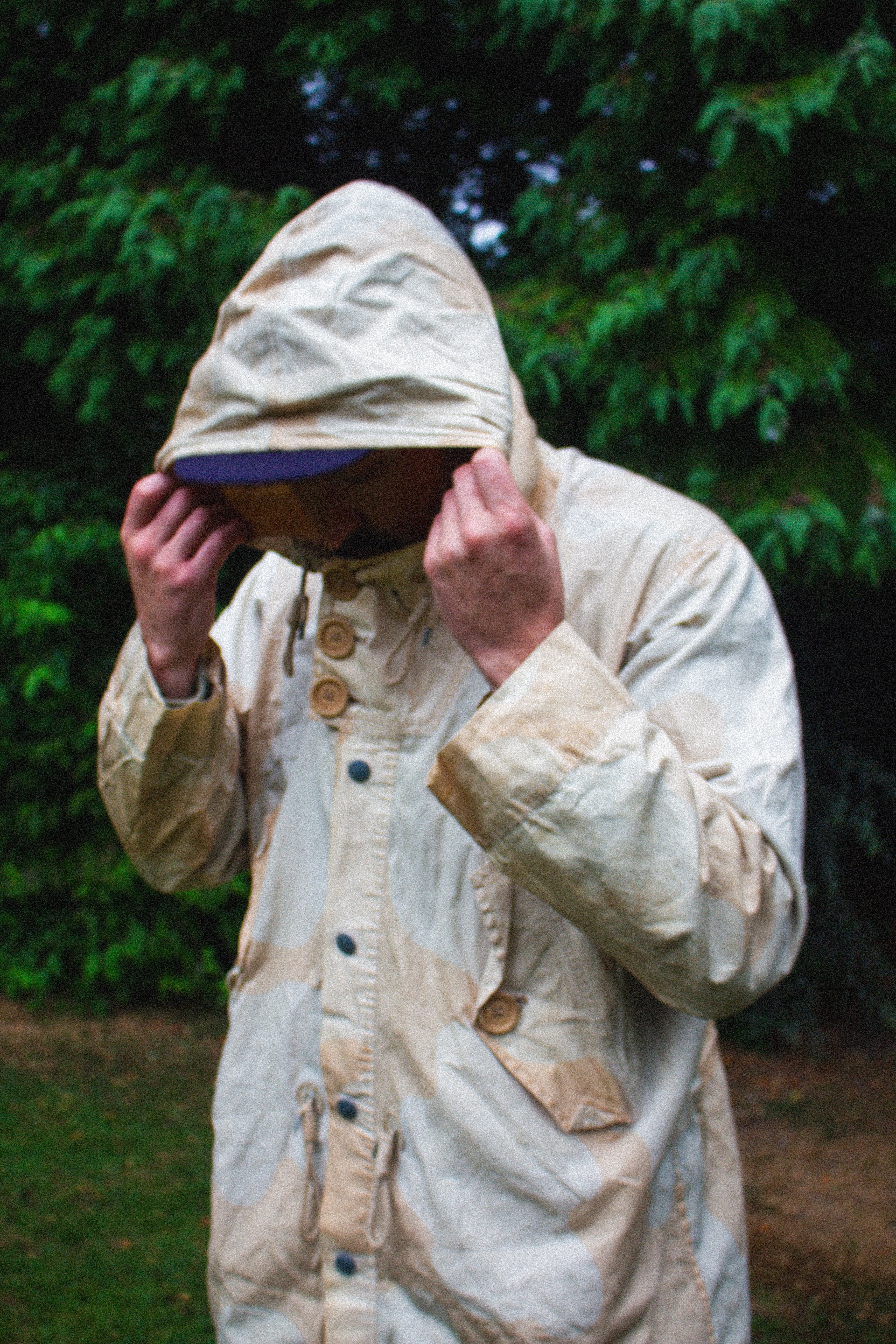 Nigel Cabourn Authentic Cloud Camo Naval Parka