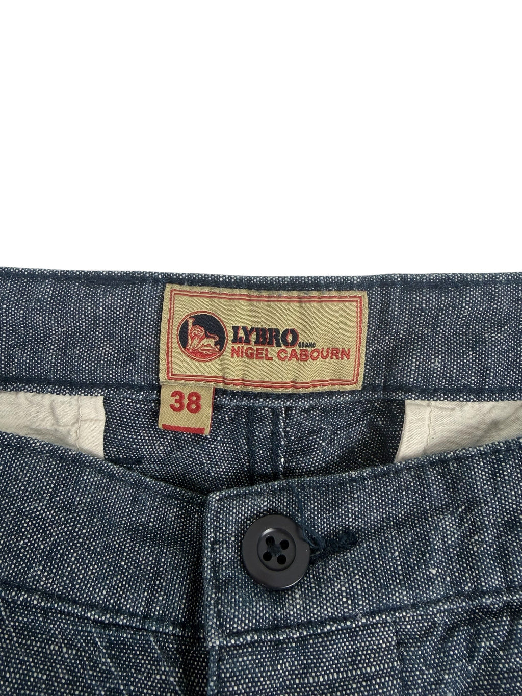 Nigel Cabourn Lybro Pleated Denim Work Chinos