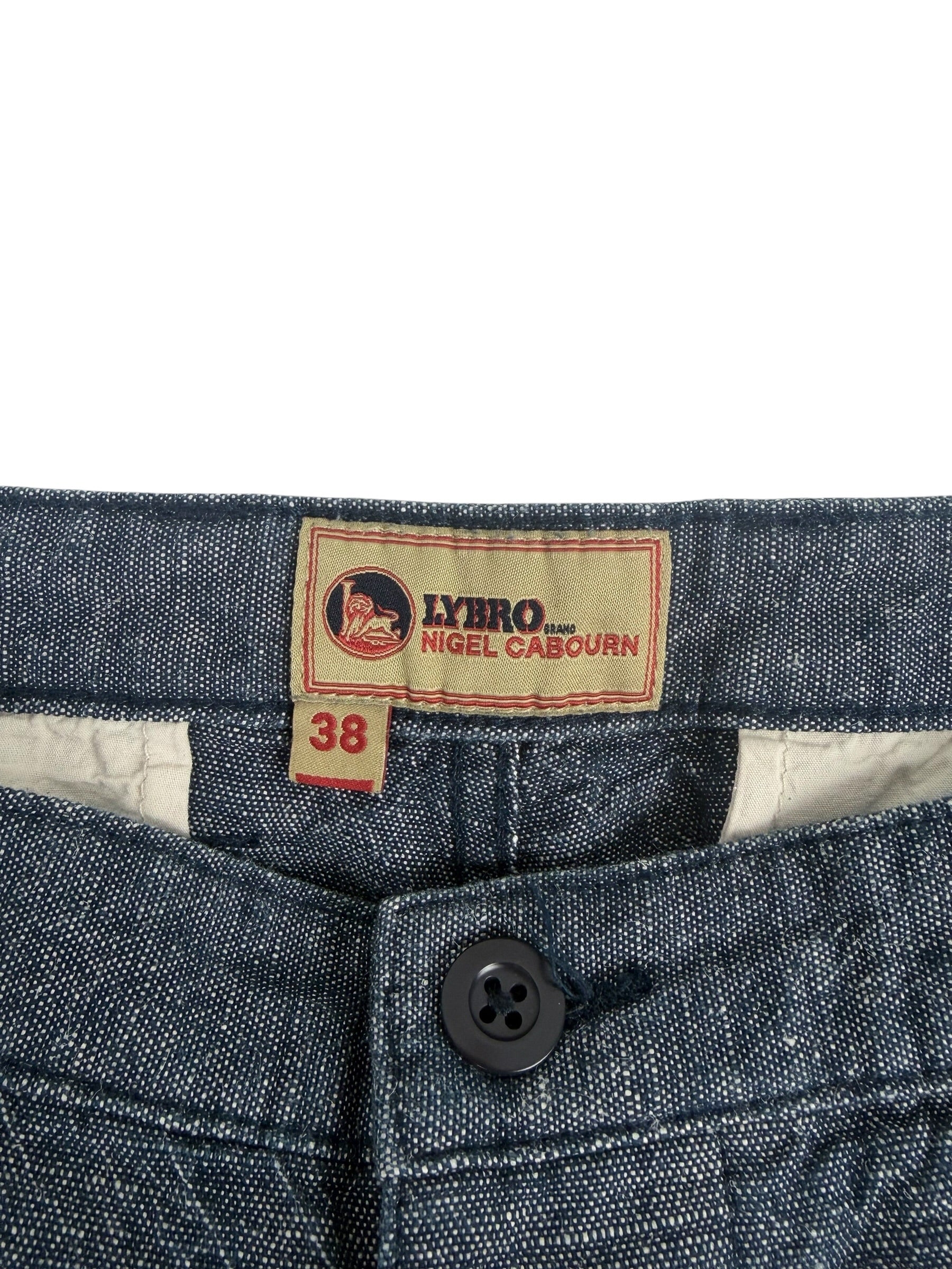 Nigel Cabourn Lybro Pleated Denim Work Chinos
