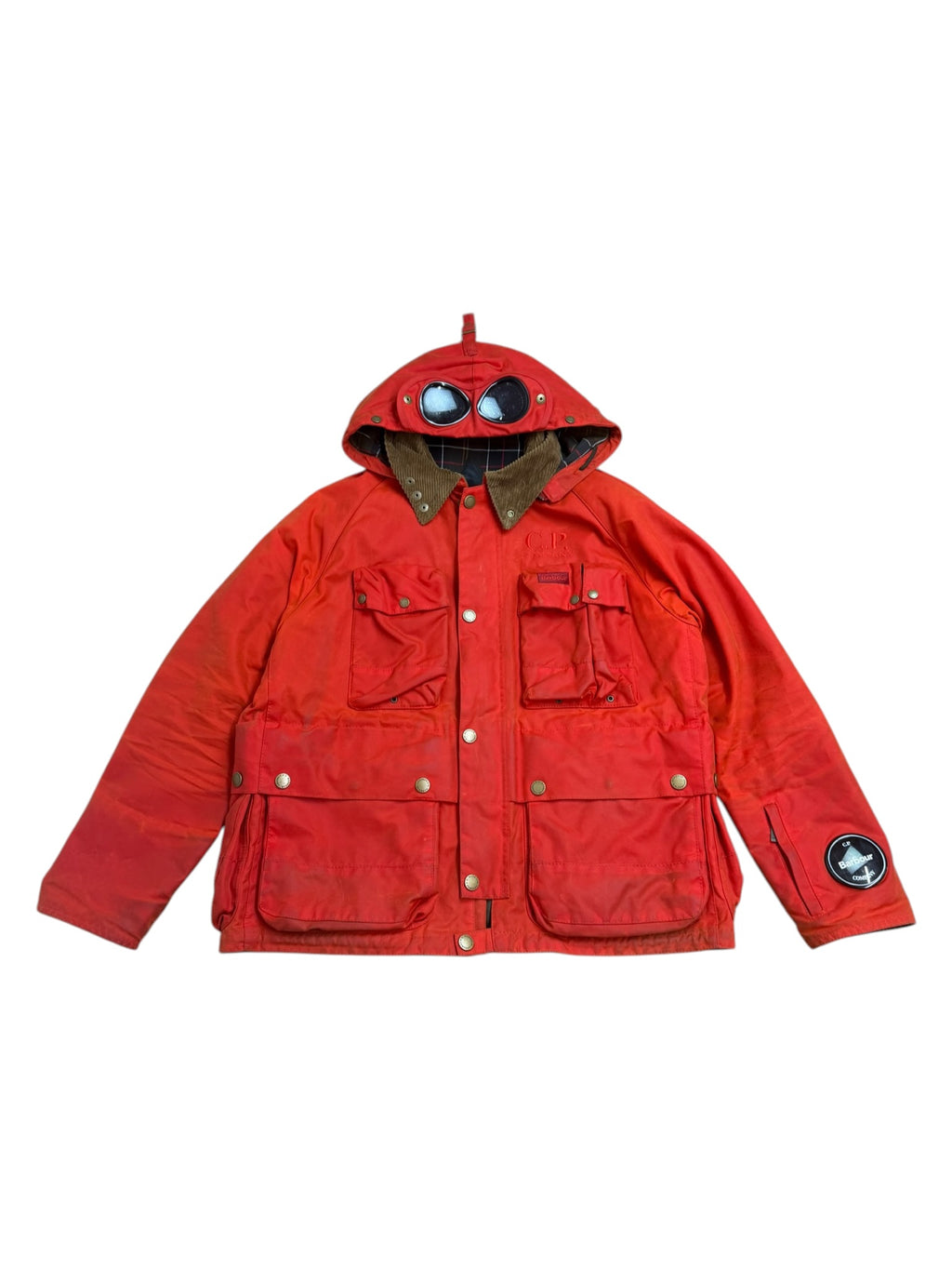 Barbour x C.P. Company Creel Waxed Goggle Jacket