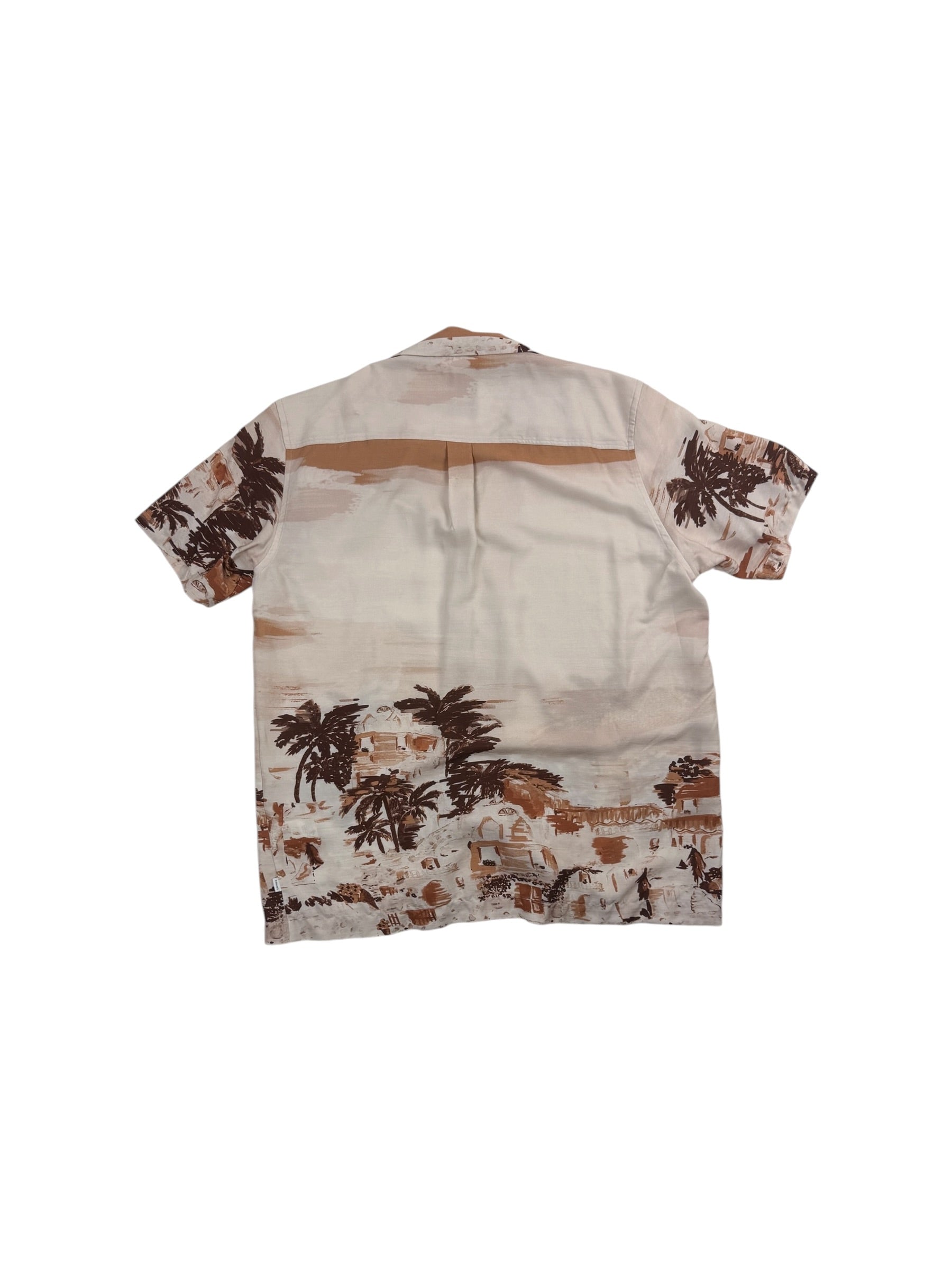 Les Deux Coastal AOP SS Terracotta Shirt