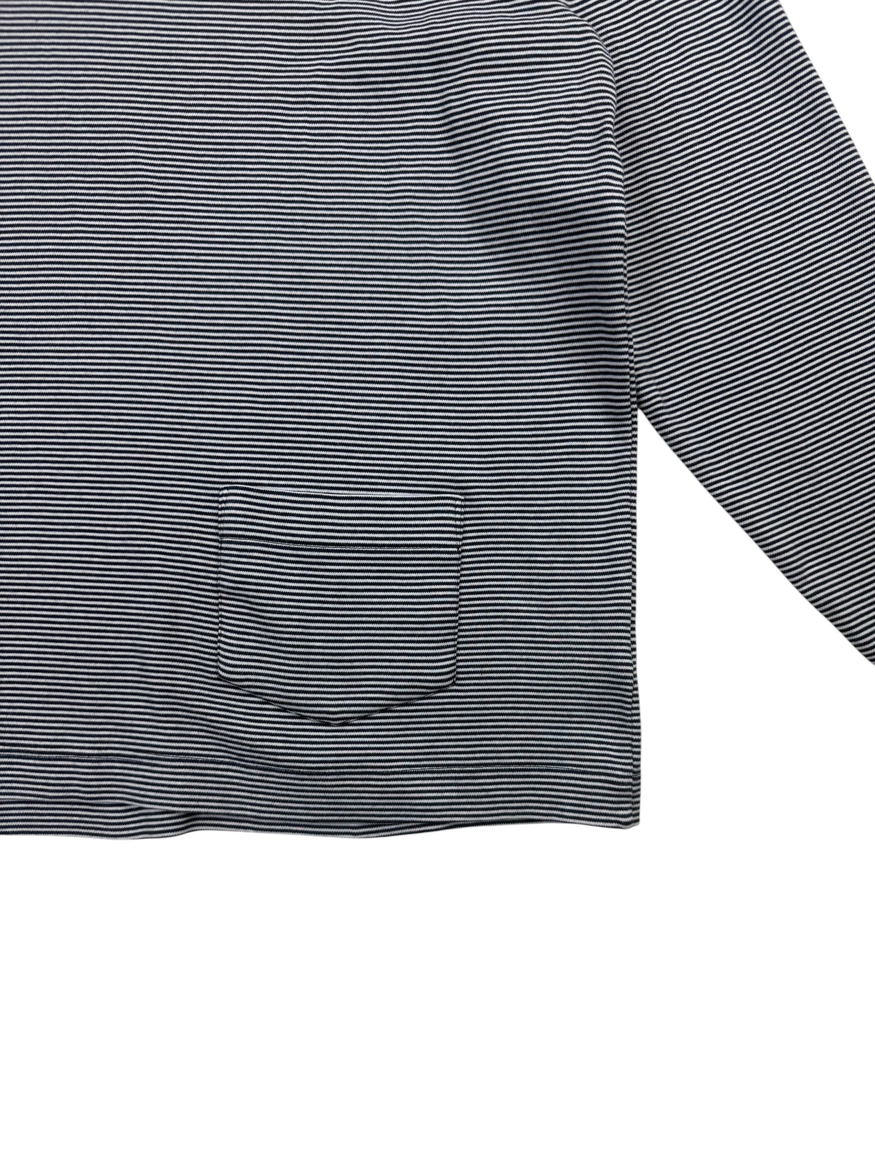 Nigel Cabourn x Sunspel Roll Neck Stripe Jersey