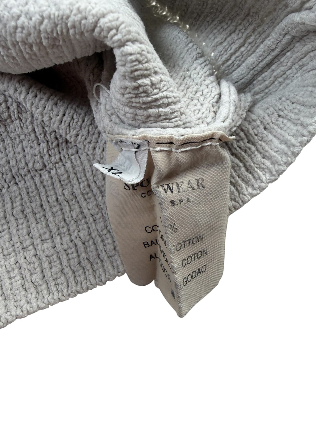Stone Island AW99 Chenille Knit V-Neck Sweater