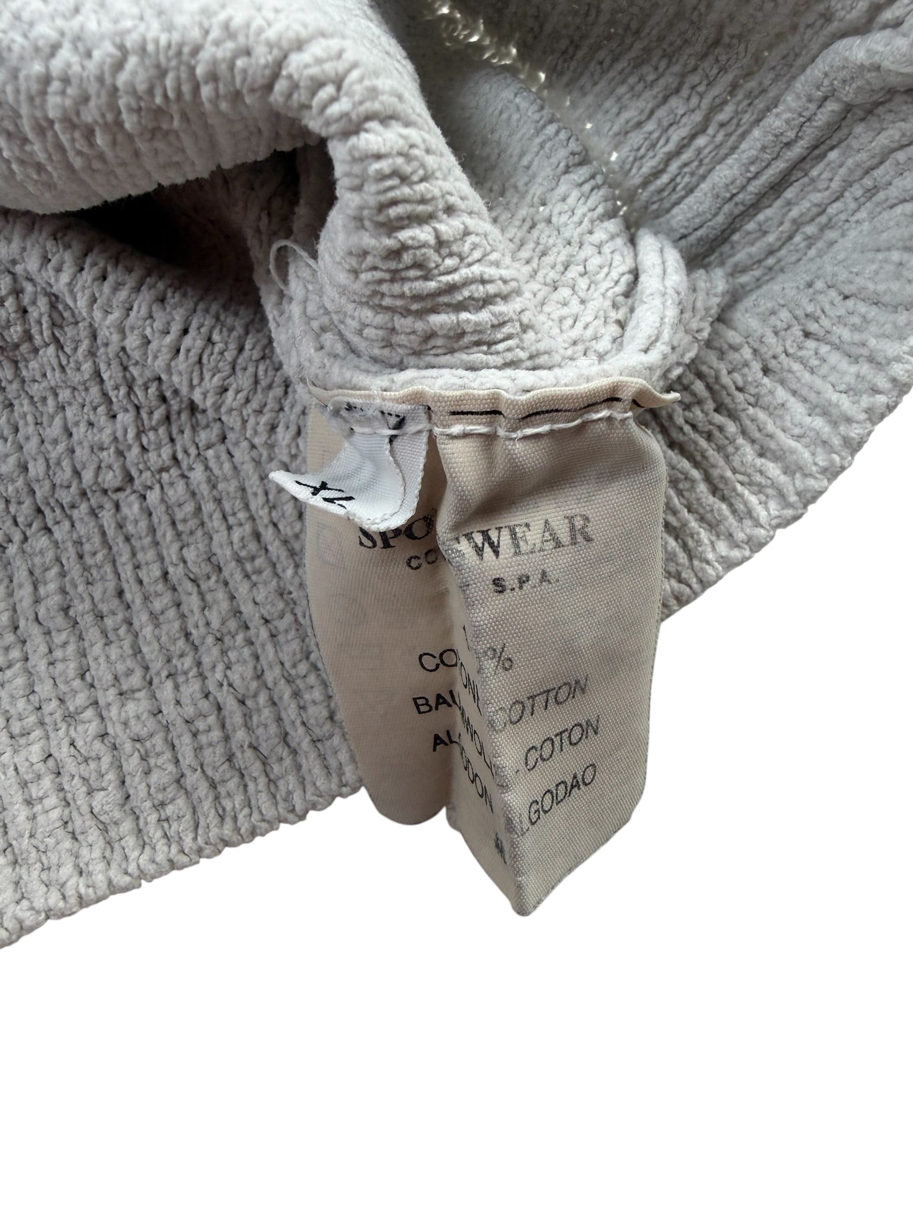 Stone Island AW99 Chenille Knit V-Neck Sweater